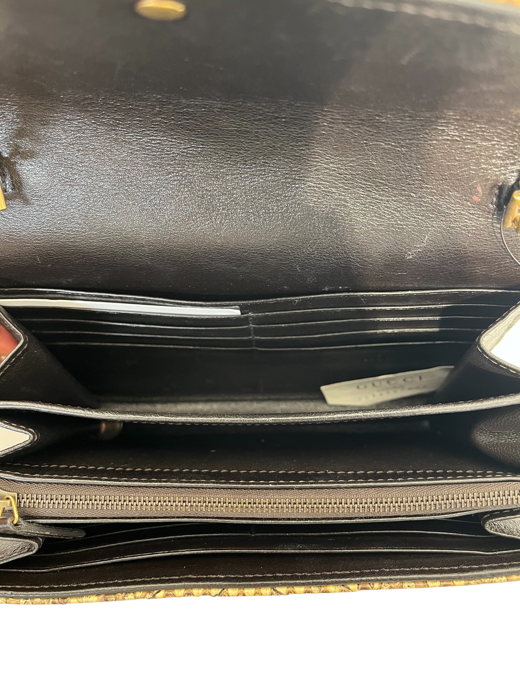 GUCCI/Cross Body Bag/Animal Pattern/Leather/BEG/474575 view 7