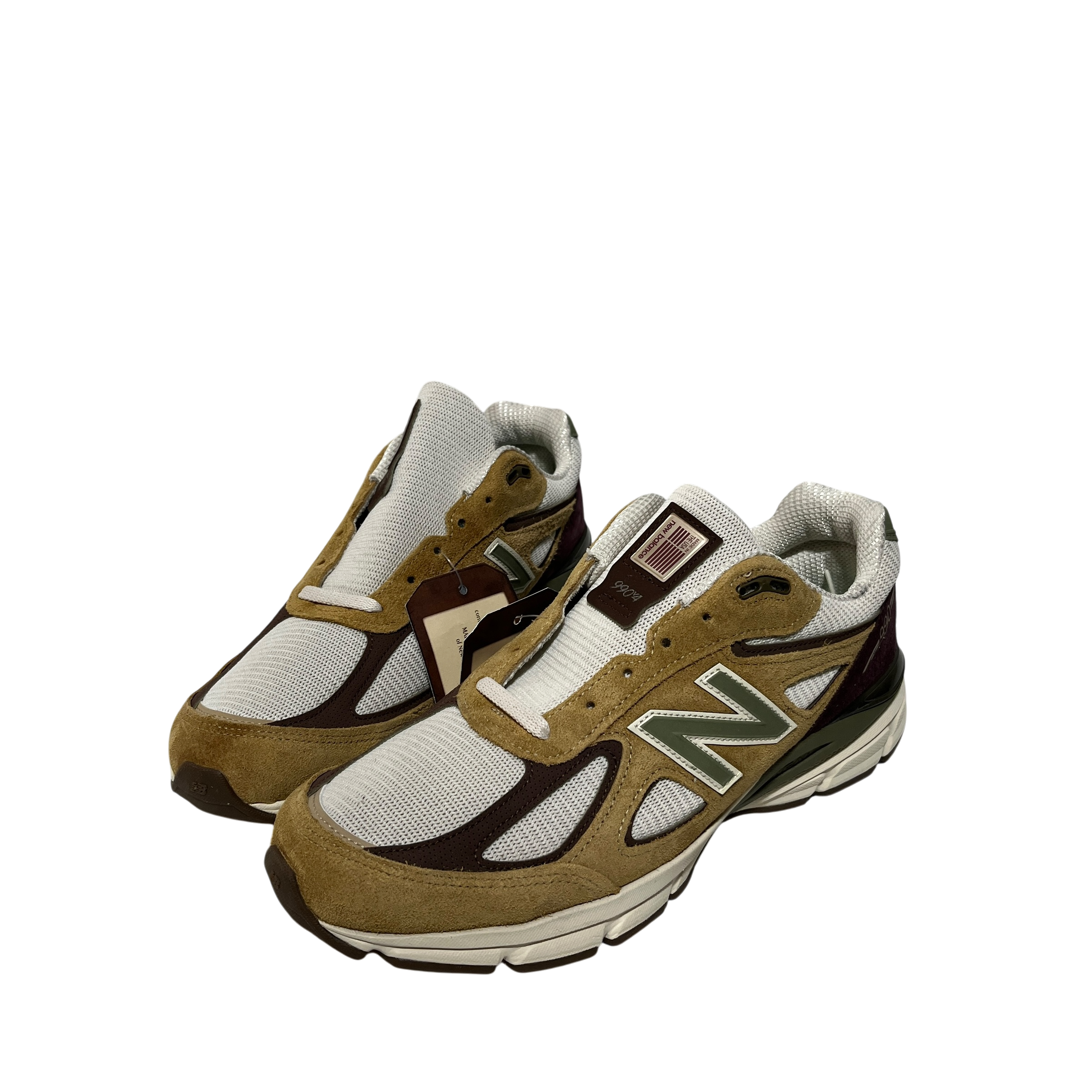 NEW BALANCE/Low-Sneakers/US 11/Suede/CML/CNCPTS 990v4 patina view 1