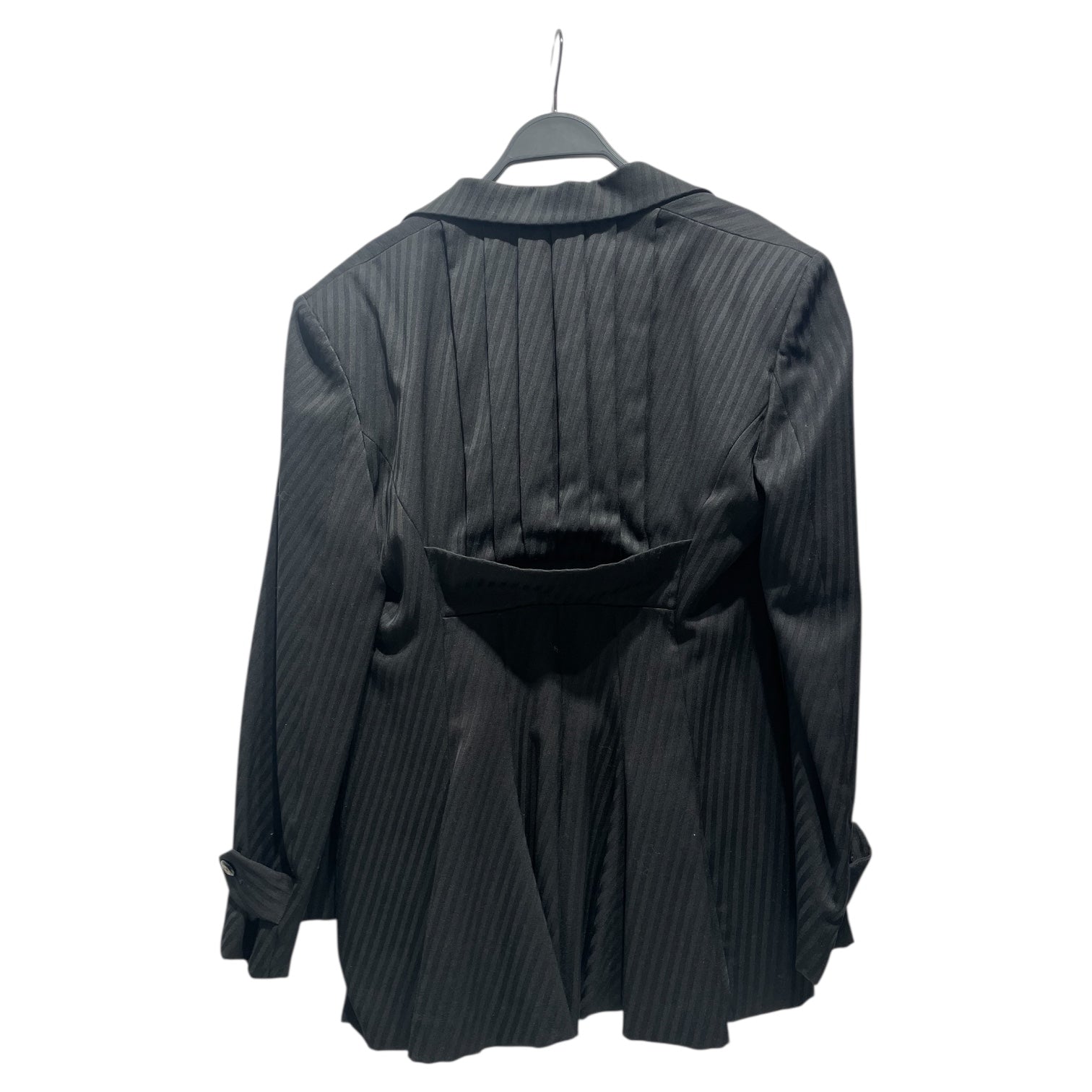 MATSUDA/Tailored Jkt/Stripe/BLK/ view 2