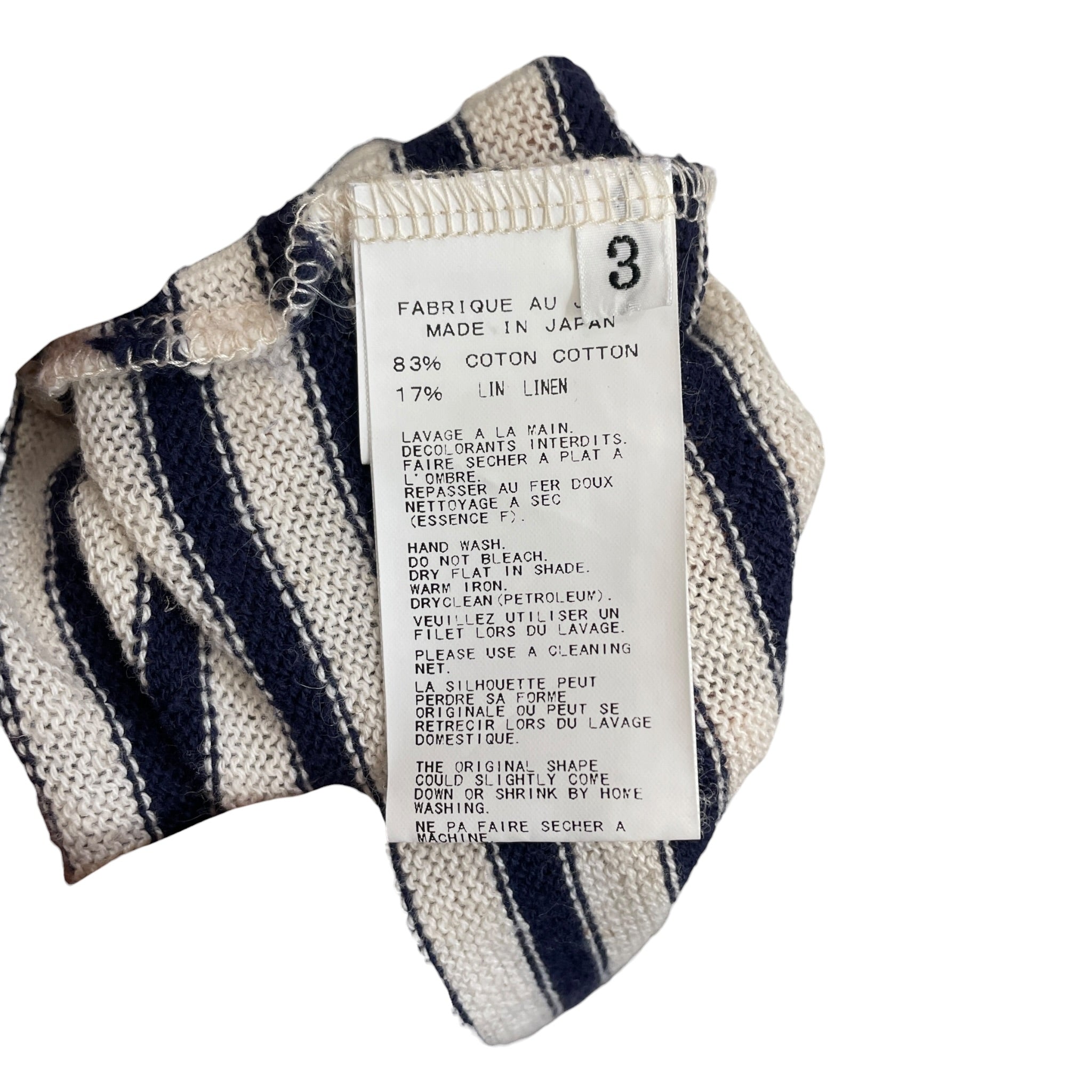 yohji yamamoto POUR HOMME/LS Shirt/3/Stripe/Cotton/MLT/ view 4