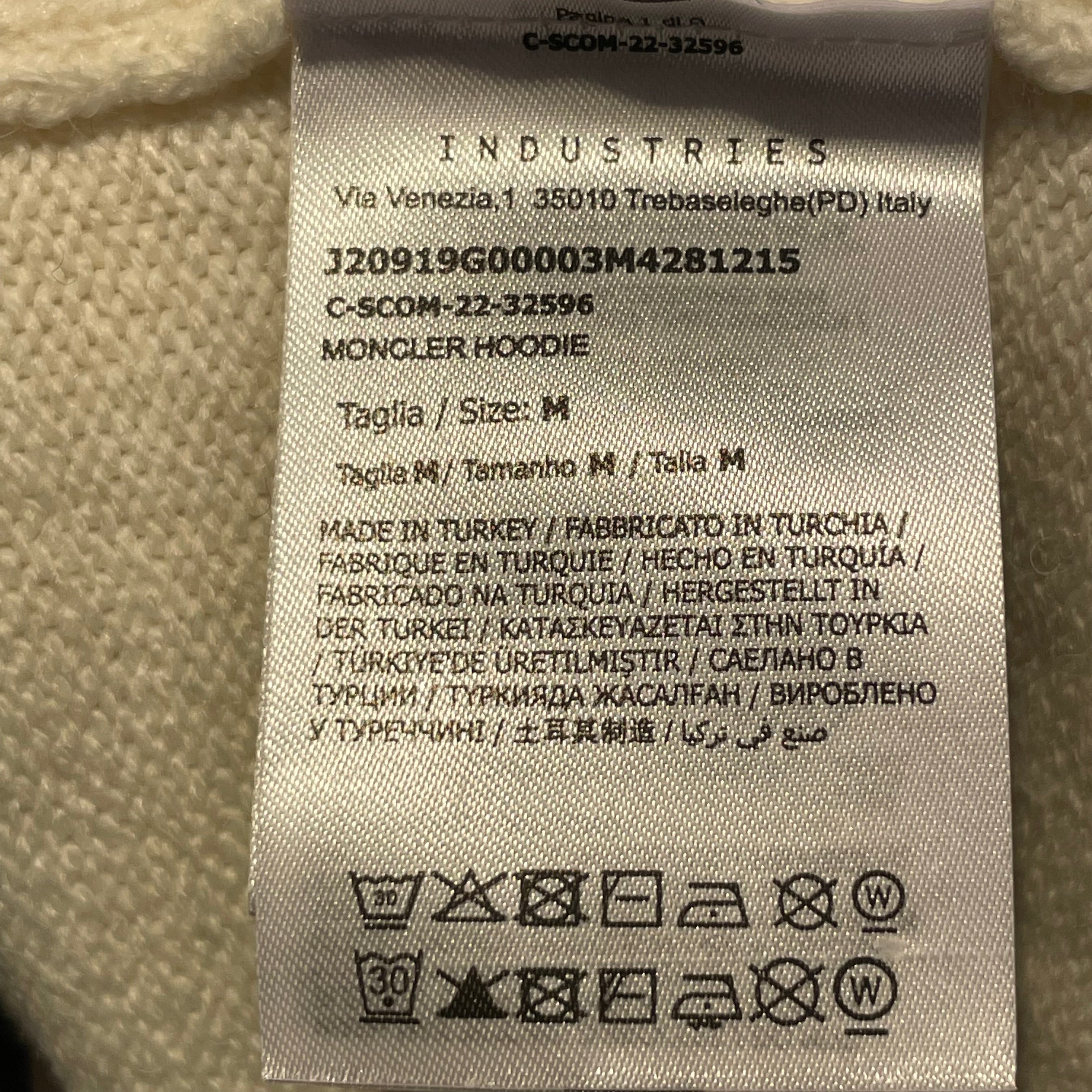 MONCLER/Hoodie/M/Wool/CRM/sil hard/fur in/c-scom2232596 view 5