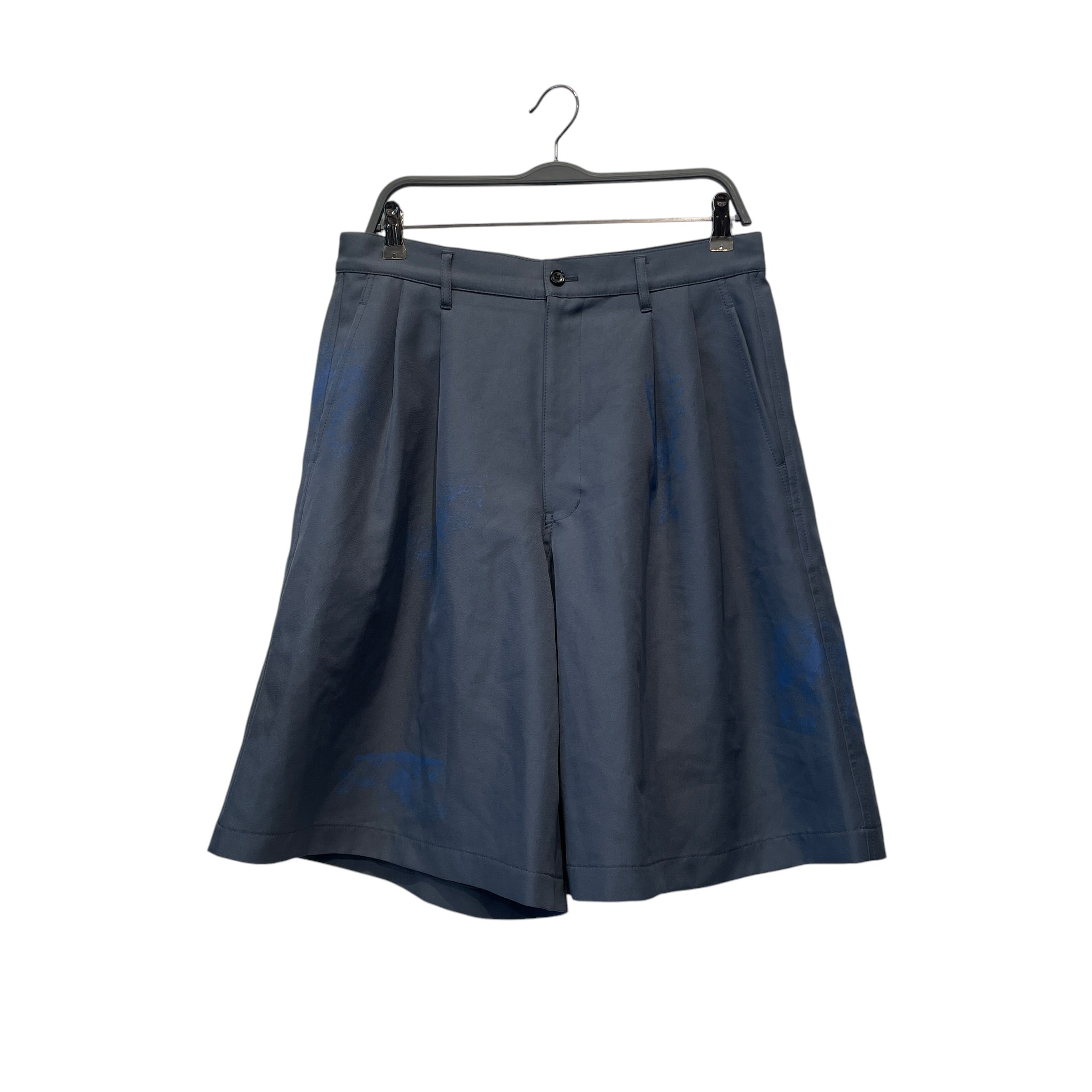 COMME des GARCONS SHIRT/Shorts/M/Polyester/GRN/BLUE PAINT PRINT view 1