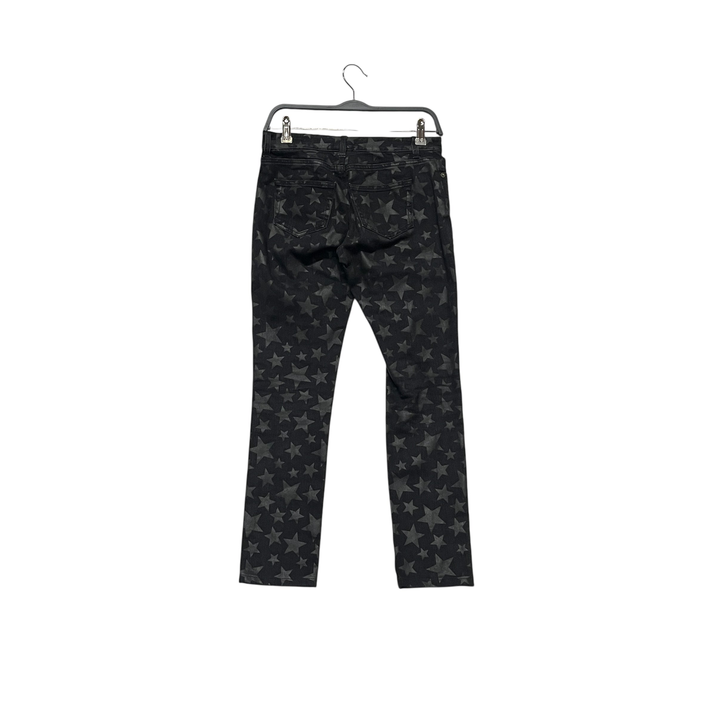 SAINT LAURENT/Skinny Pants/27/All Over Print/Denim/BLK/HEDI SLIMANE SS16 STAR PRINT view 2