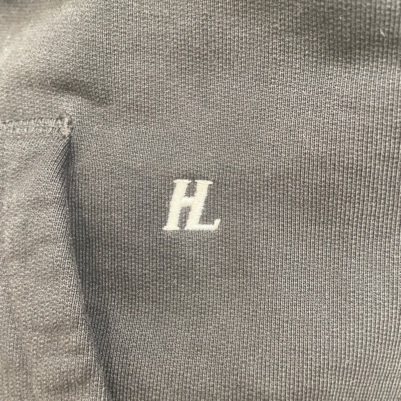 Helmut Lang/Hoodie/XL/Cotton/BLK/Pullover/BONDAGE HOODIE