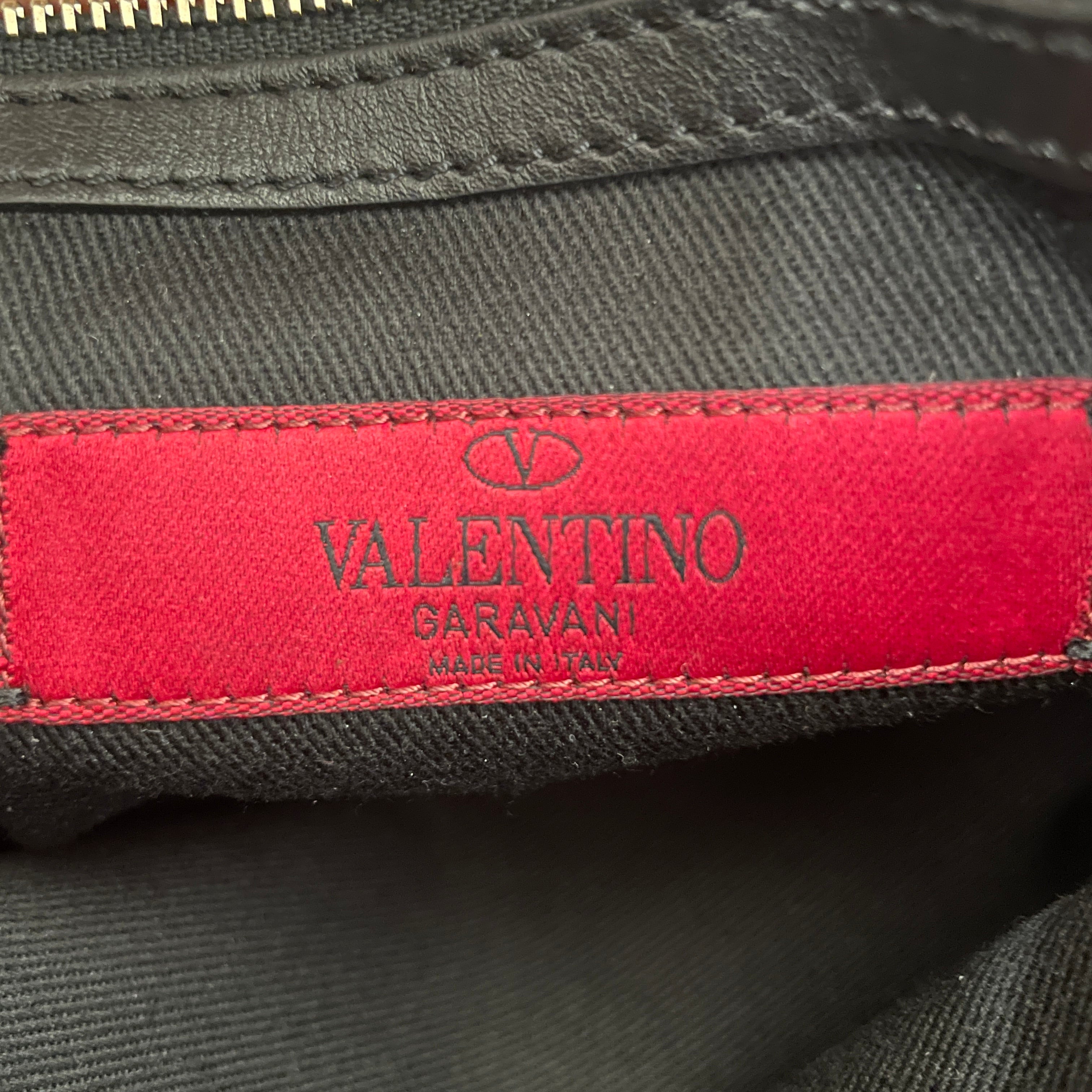 VALENTINO GARAVANI/Cross Body Bag/Leather/BLK/Rockstud Shoulder Bag Studded view 5