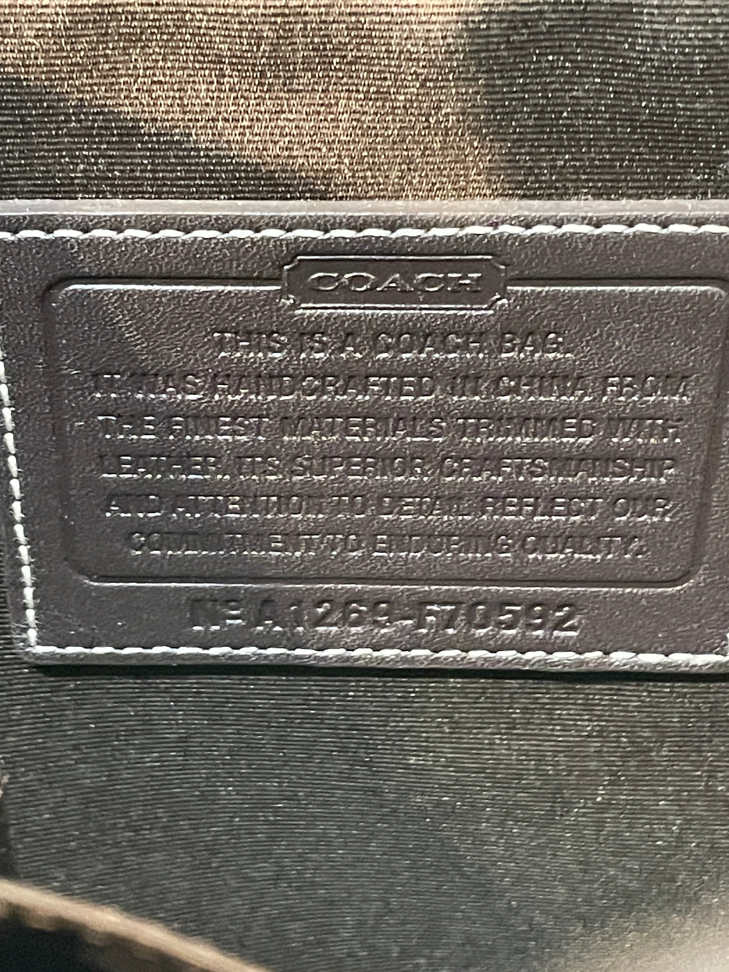 COACH/Briefcase/Monogram/Leather/CML/f70592 vert stripe view 5