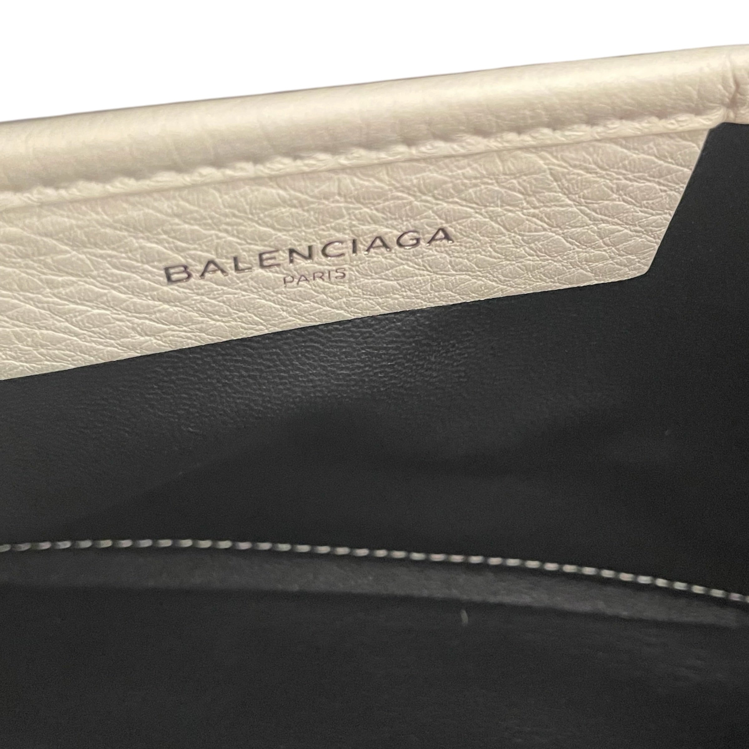 BALENCIAGA/Clutch Bag/Leather/WHT/ view 5