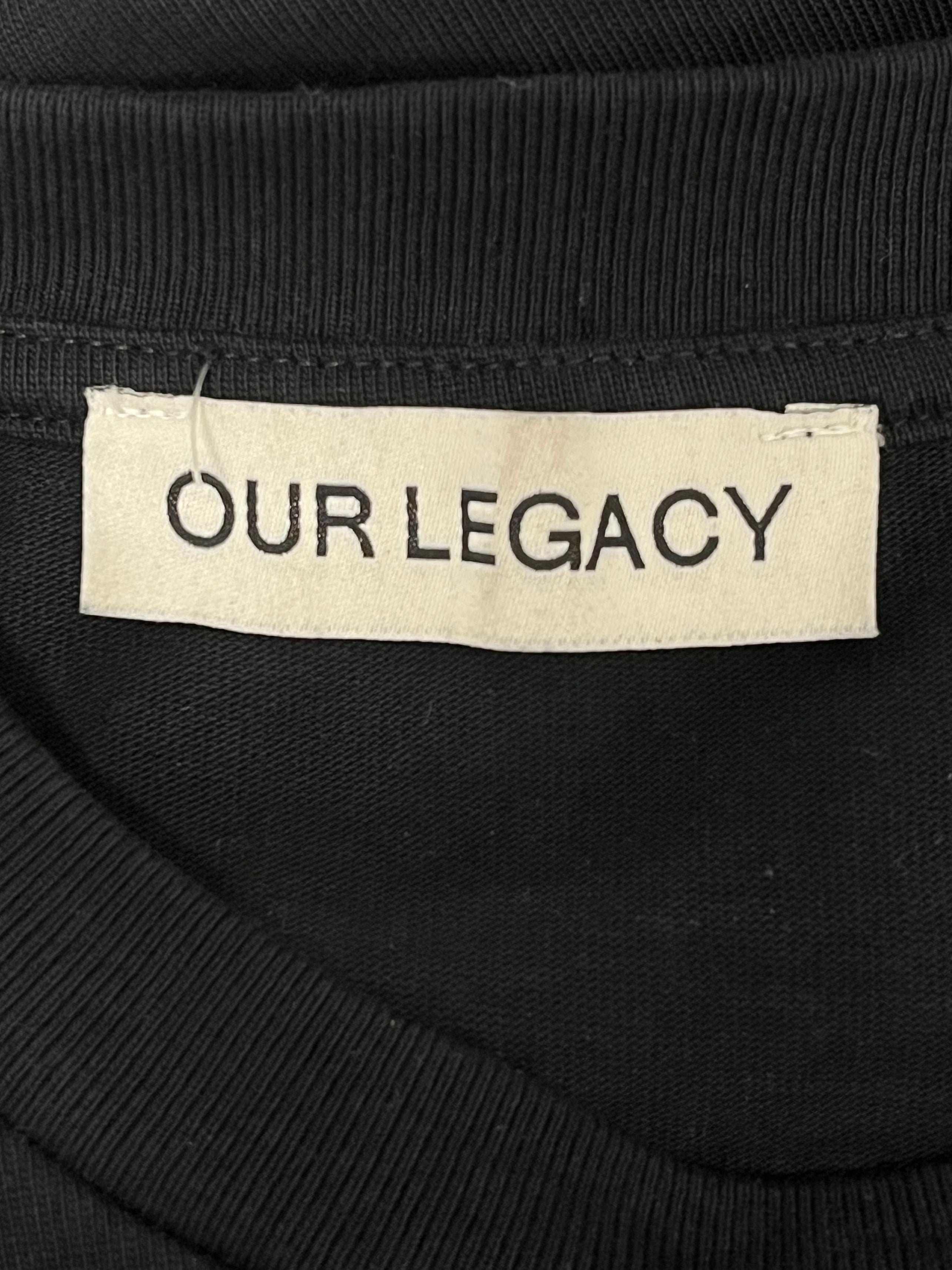 OUR LEGACY/T-Shirt/L/Cotton/BLK/Graphic/SWING OF PENDULUM view 3