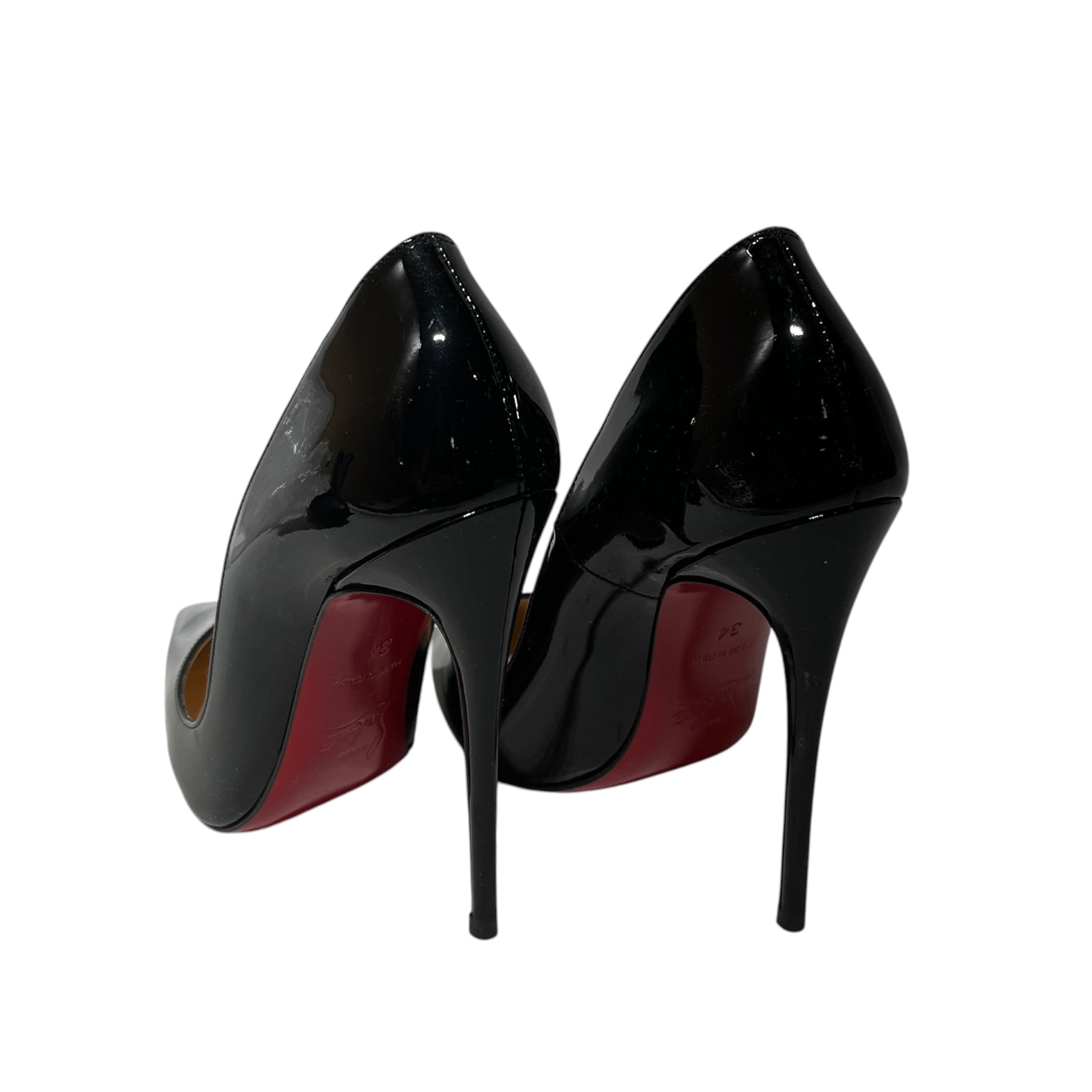 Christian Louboutin/Heels/EU 34/BLK/pattened so kate view 2