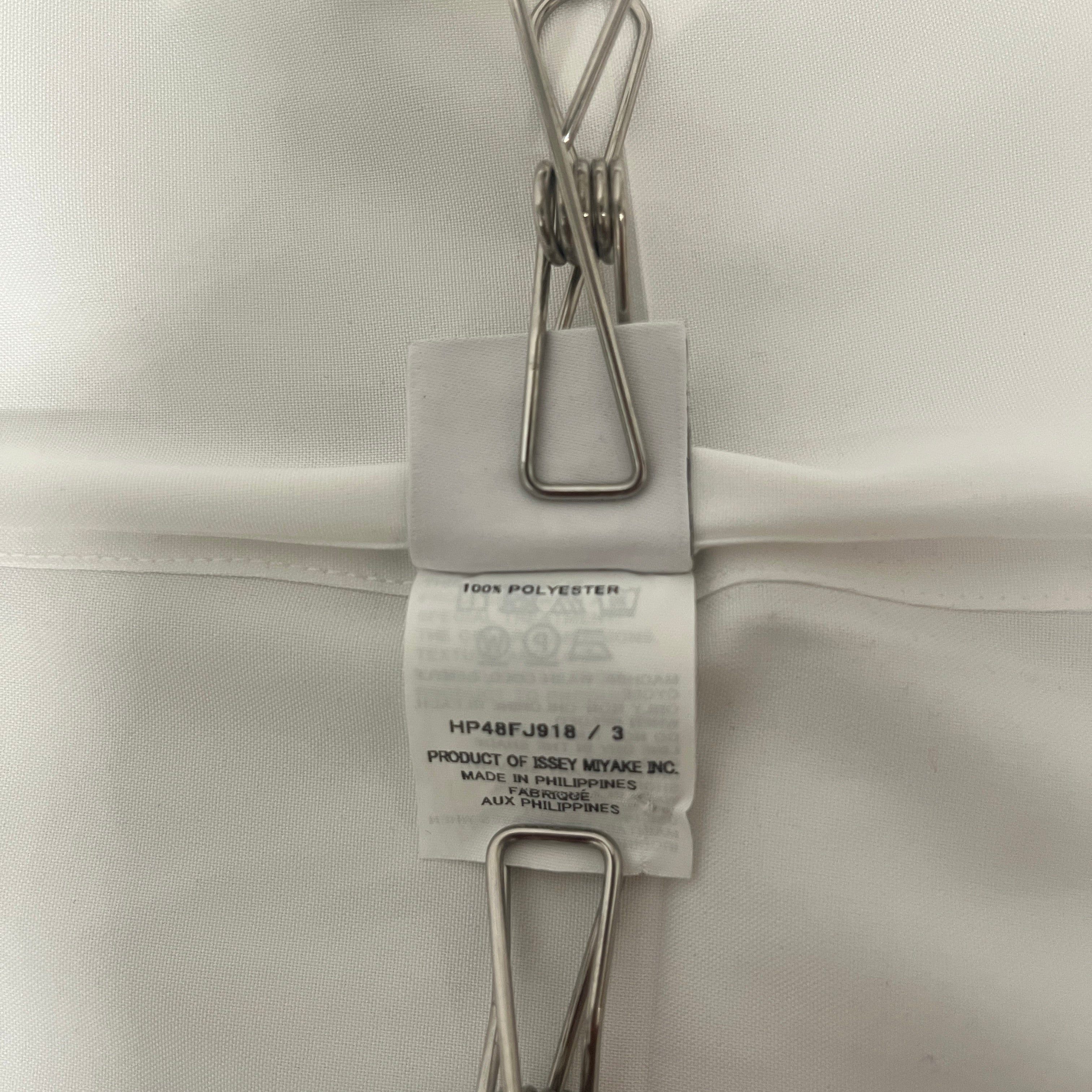 HOMME PLISSE ISSEY MIYAKE/Jacket/3/Polyester/WHT/RONAN BOUROULLEC ZIP UP JACKET view 6
