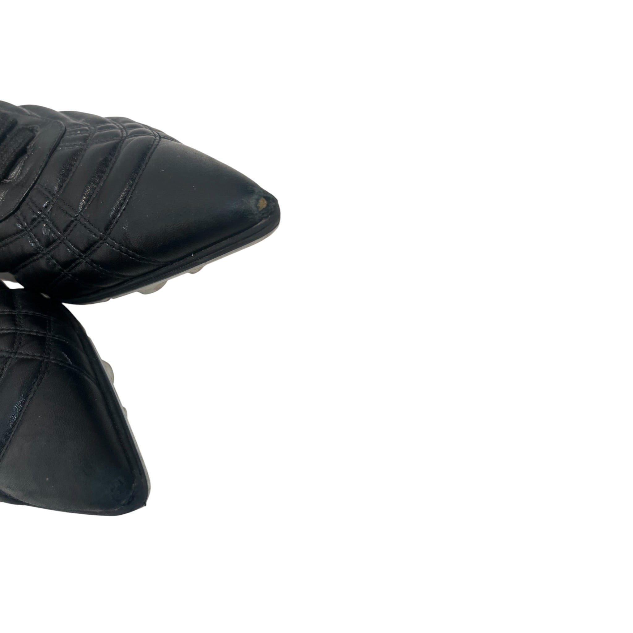 MIU MIU/Heels/EU 36.5/Leather/BLK/NAPPA POINTED TOE QUILTED view 4