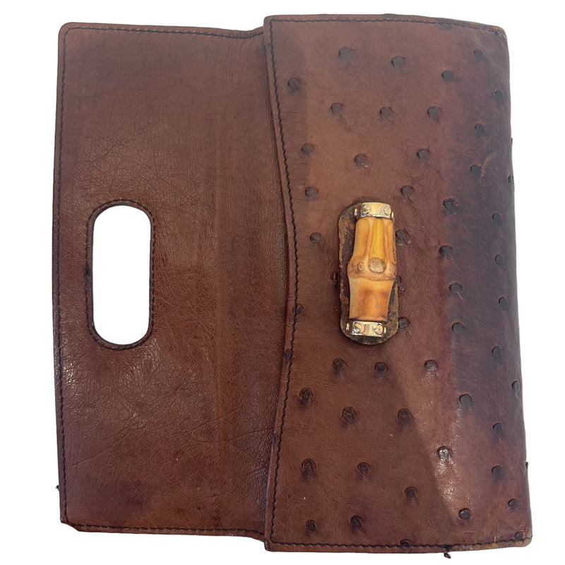 GUCCI/Trifold Wallet/OS/Leather/BRW/