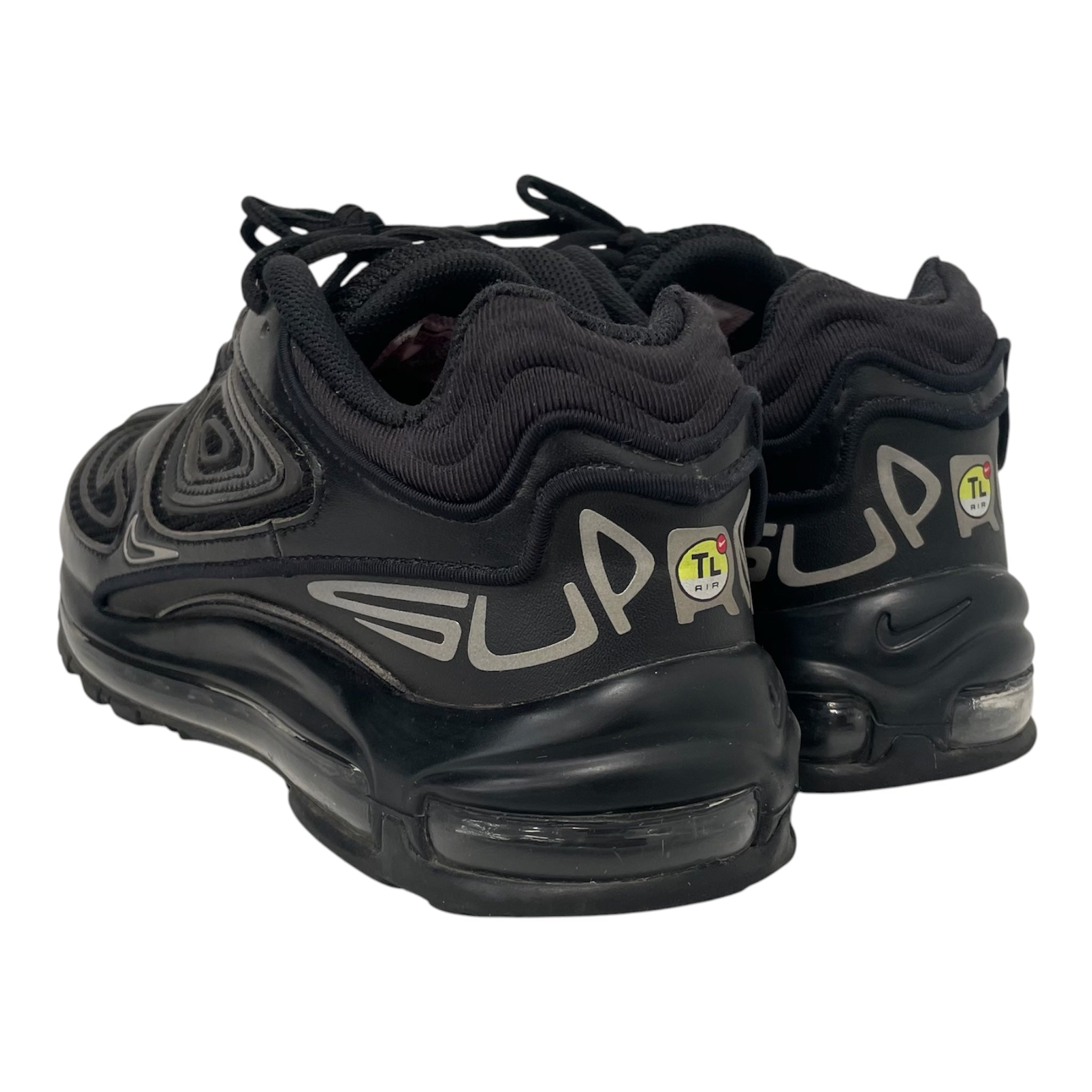 NIKE/Supreme/Low-Sneakers/US 8.5/Cotton/BLK/TL AIR view 3