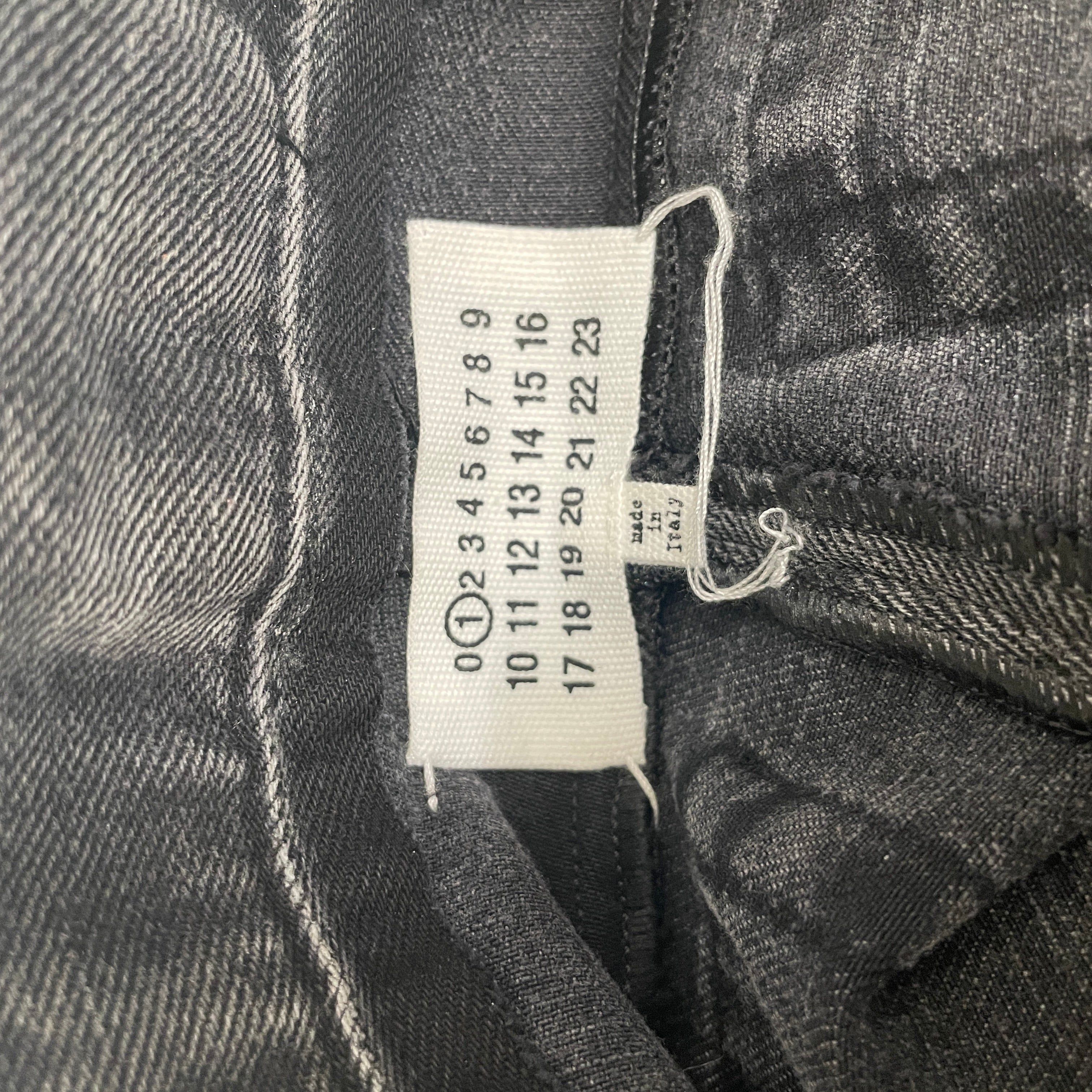 Maison Margiela/Skinny Pants/36/Denim/GRY/PANELED DENIM view 3