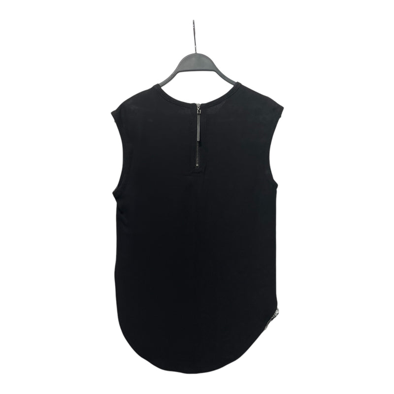 Helmut Lang/Blouse/XS/All Over Print/BLK/b&w print on front / tank