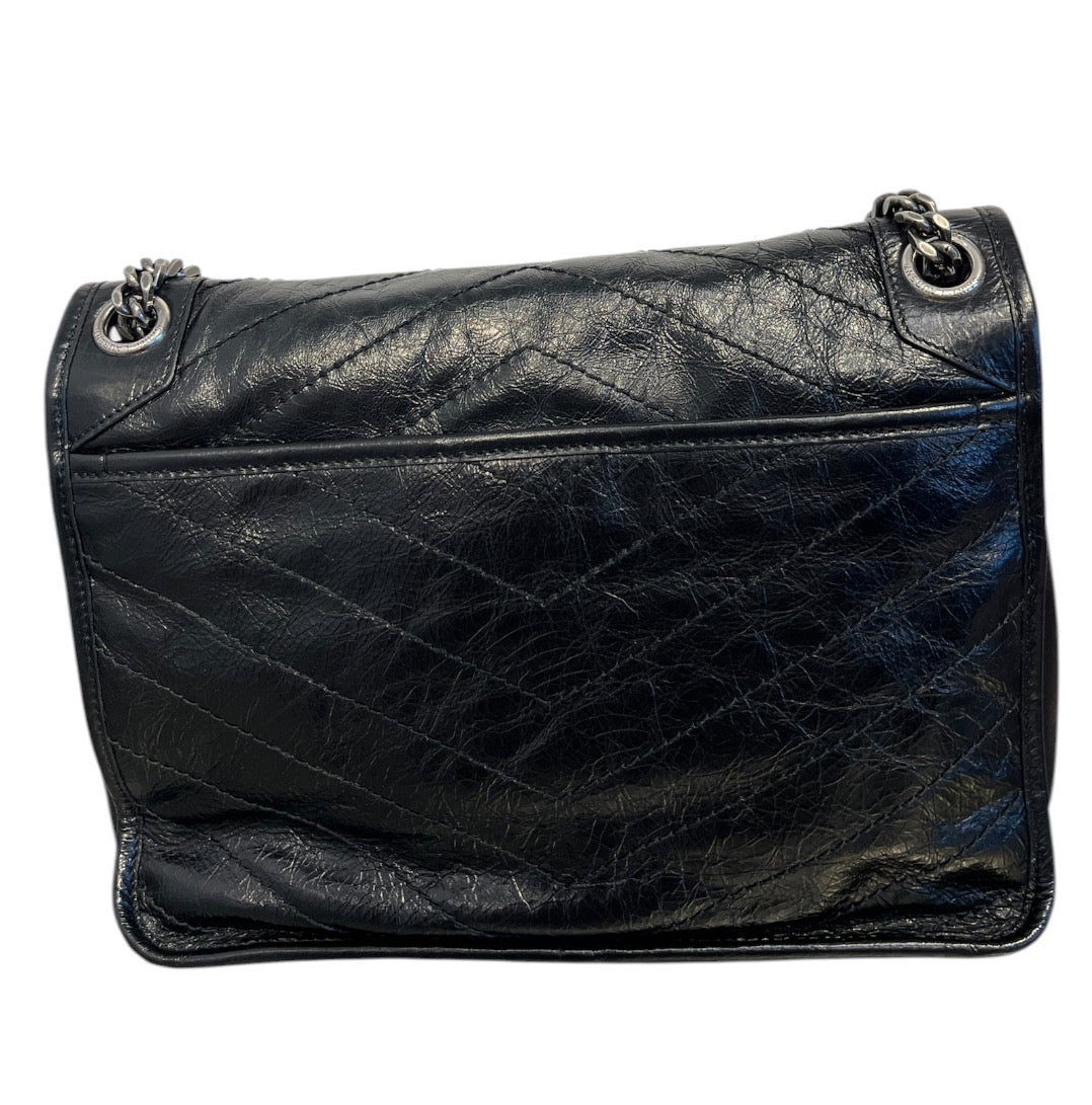 YVES SAINT LAURENT/Cross Body Bag/Leather/BLK/NIKI view 2