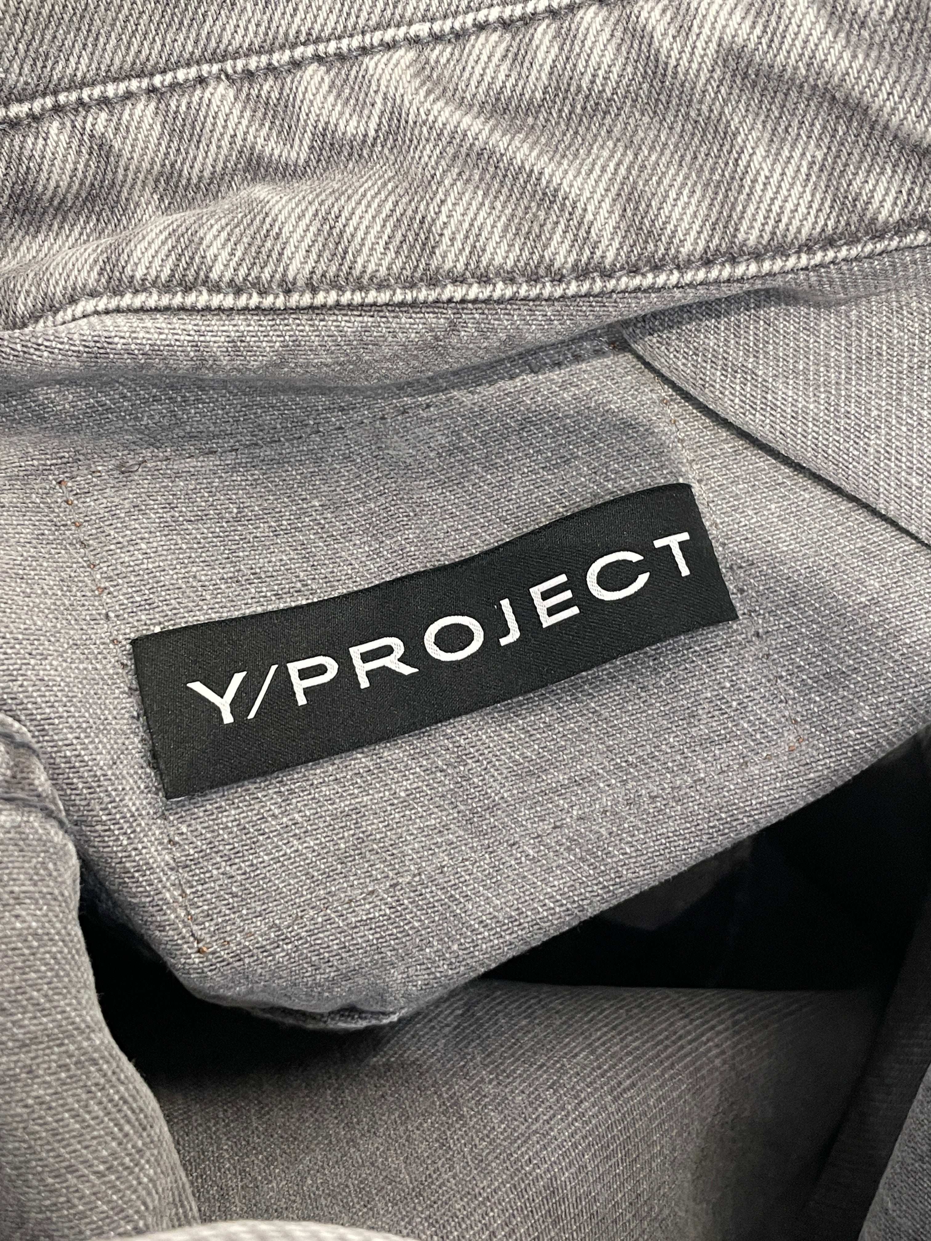 Y/PROJECT/Denim Jkt/M/Cotton/GRY/LAYERED DENIM JACKET view 3