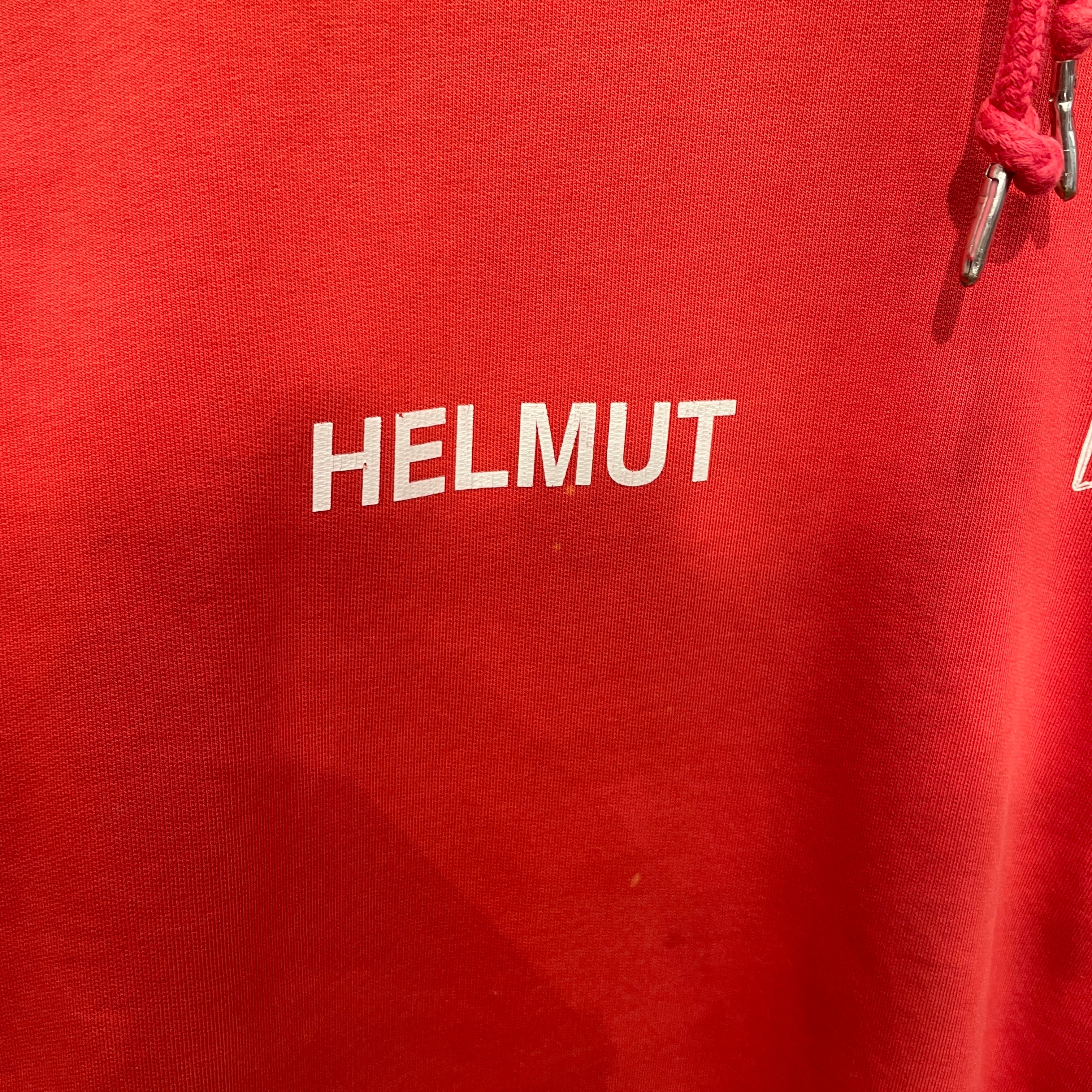 Helmut Lang/Hoodie/M/Cotton/RED/PUPPY DRAWING HOODIE view 6