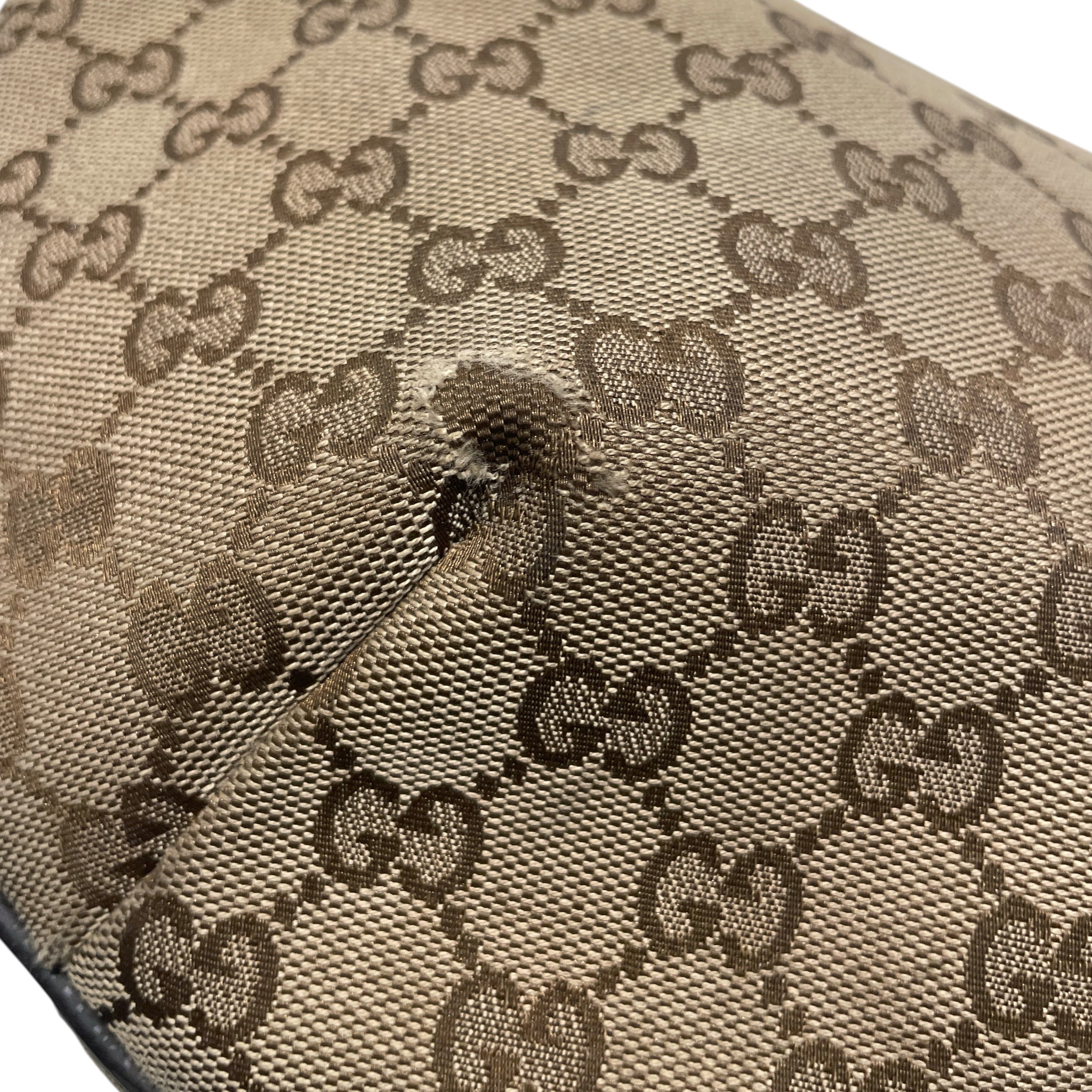 GUCCI/Hand Bag/Monogram/Cotton/BEG/HALF MOON view 11