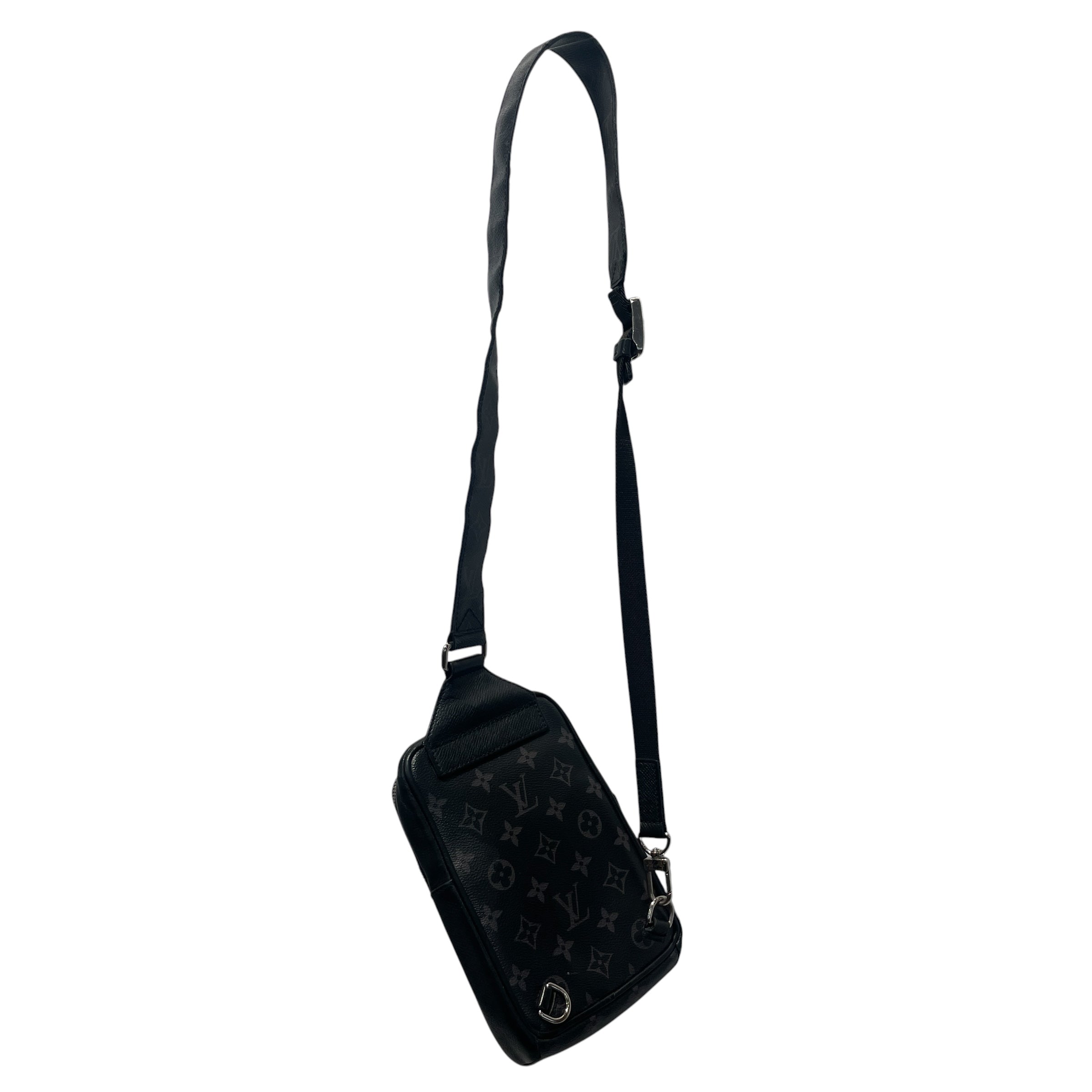 LOUIS VUITTON/Cross Body Bag/Leather/BLK/eclipse taigarama view 2