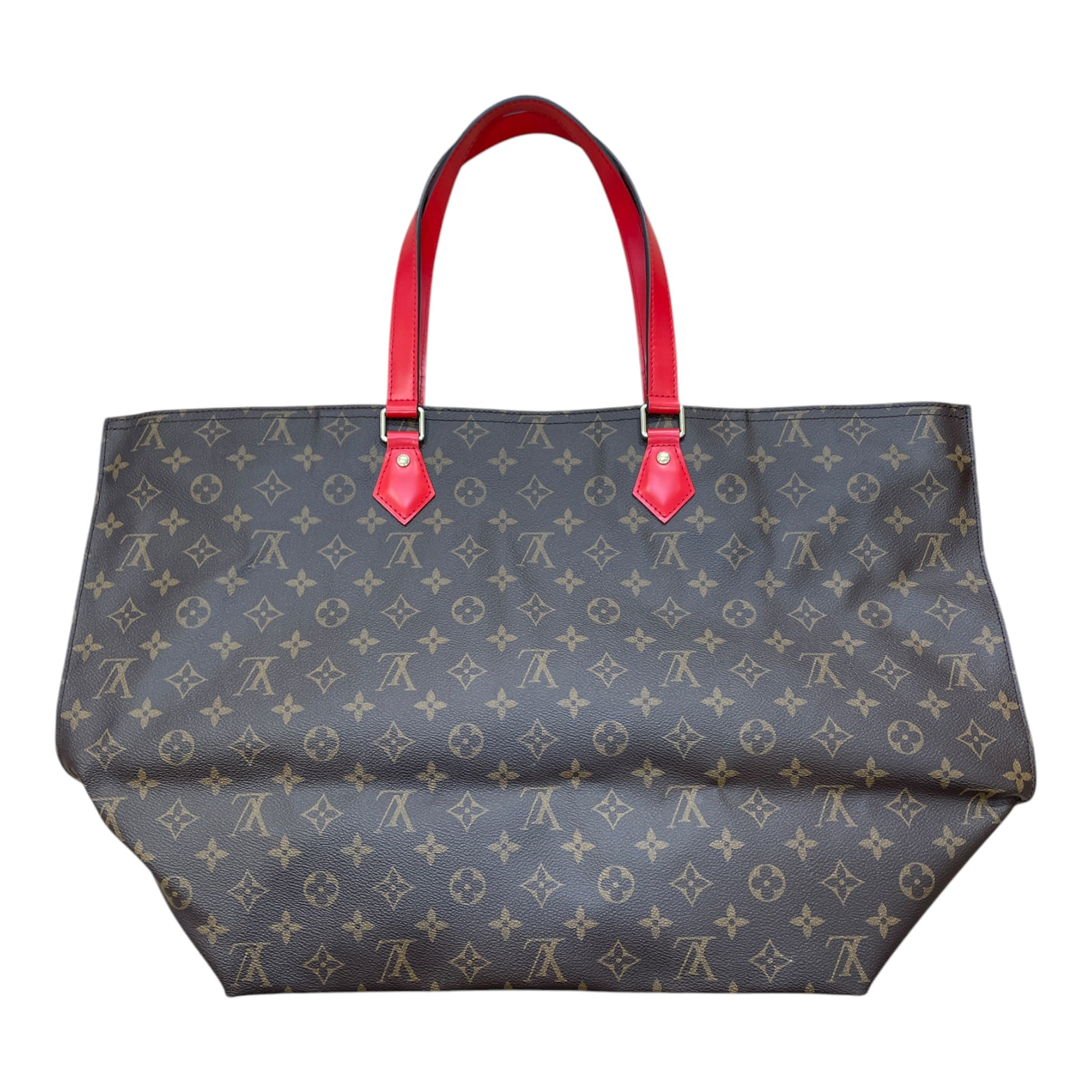 LOUIS VUITTON/Tote Bag/All Over Print/Leather/BRW/never full - view 2
