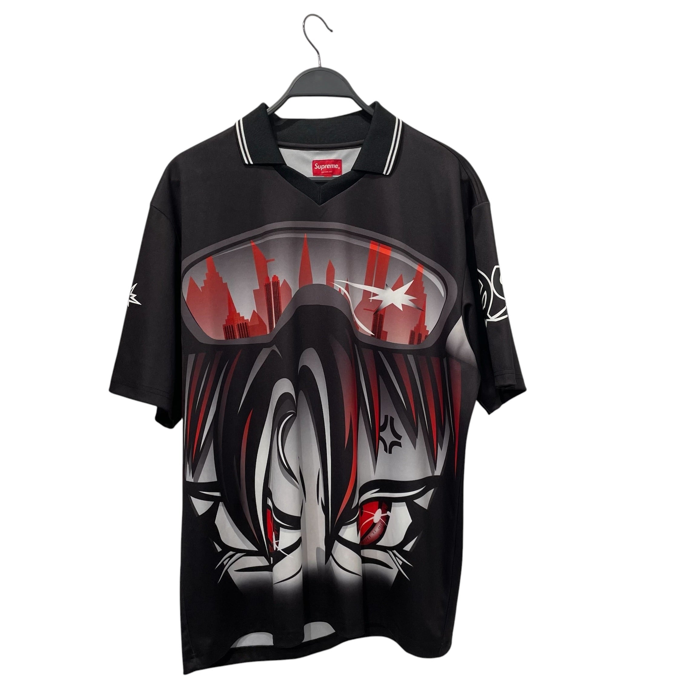 Supreme/Cut & Sew/L/Polyester/RED/All Over Print/Anime Soccer Jersey view 1