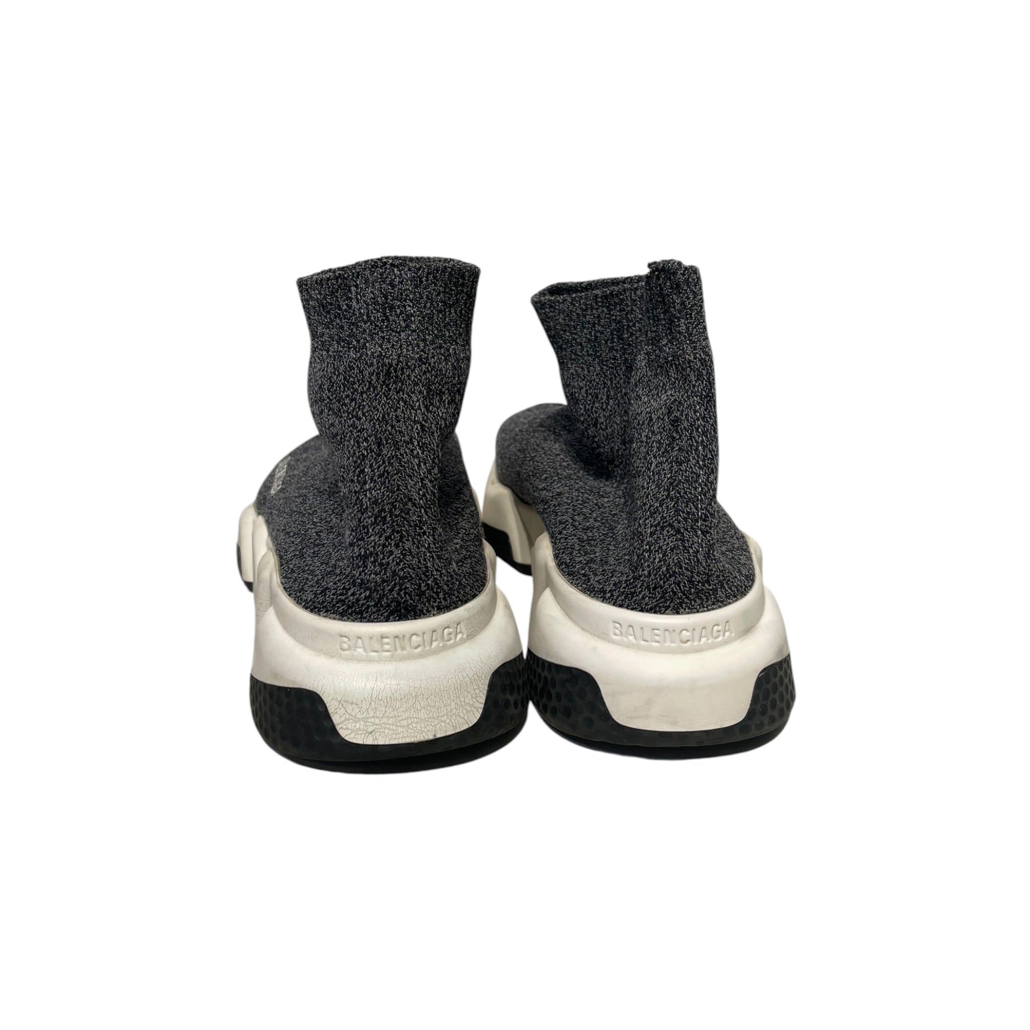 BALENCIAGA/Hi-Sneakers/EU 38/Polyester/GRY/SOCK RUNNER view 2