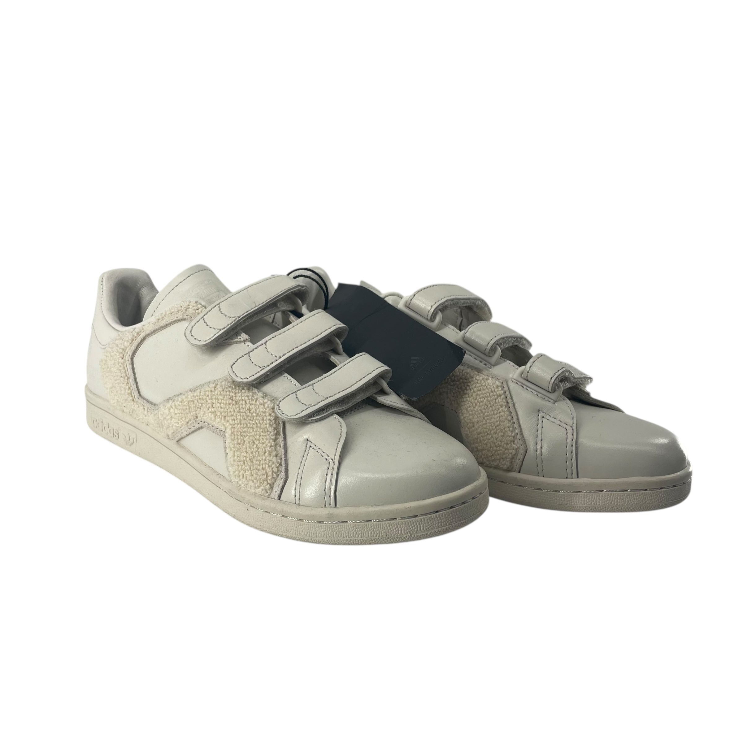 RAF SIMONS/Low-Sneakers/US 6.5/Acrylic/CRM/FUZZY SIDE PANELS view 1