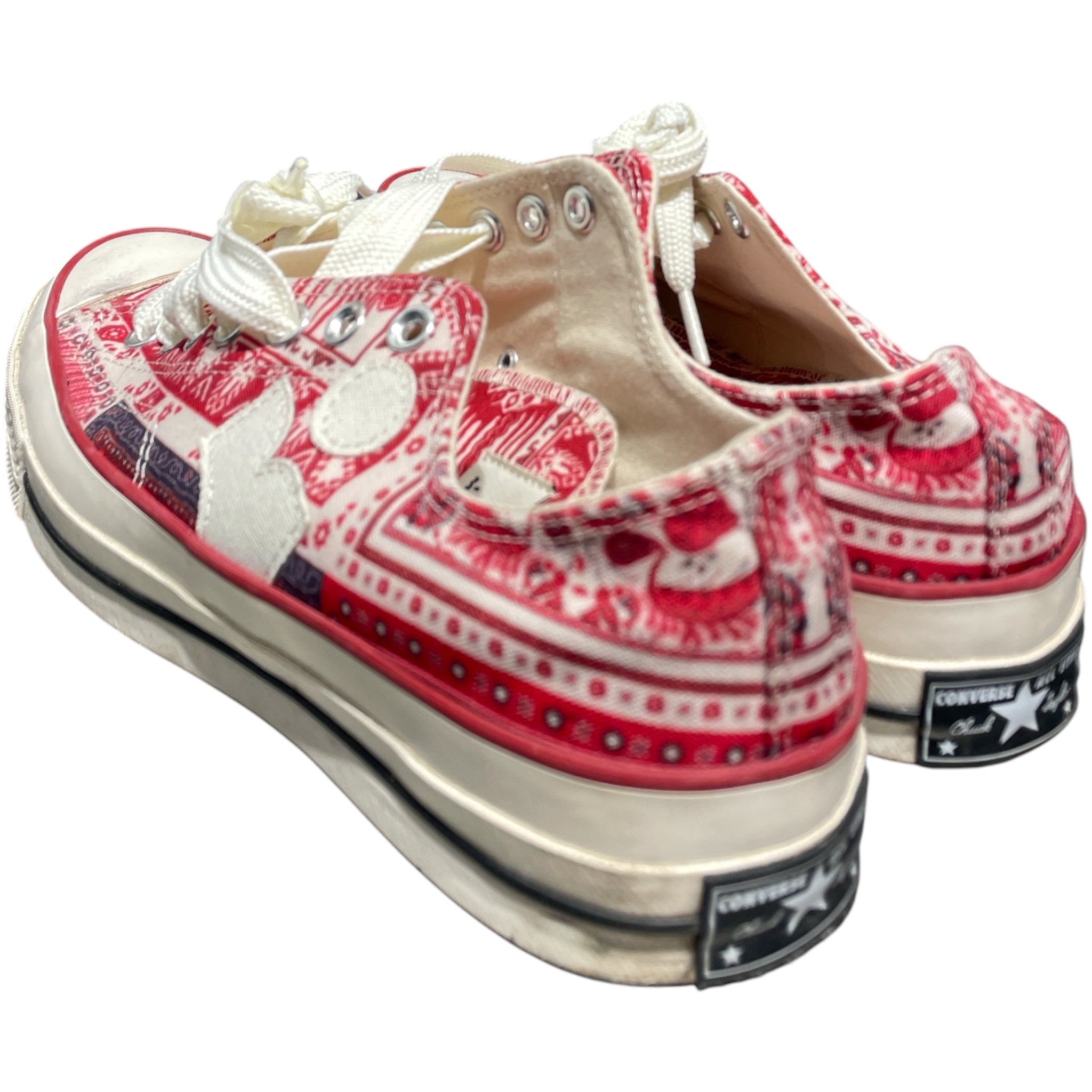 ISABEL MARANT/CONVERSE/Low-Sneakers/US 9/All Over Print/Cotton/RED/chuck 70 "red bandana" view 2