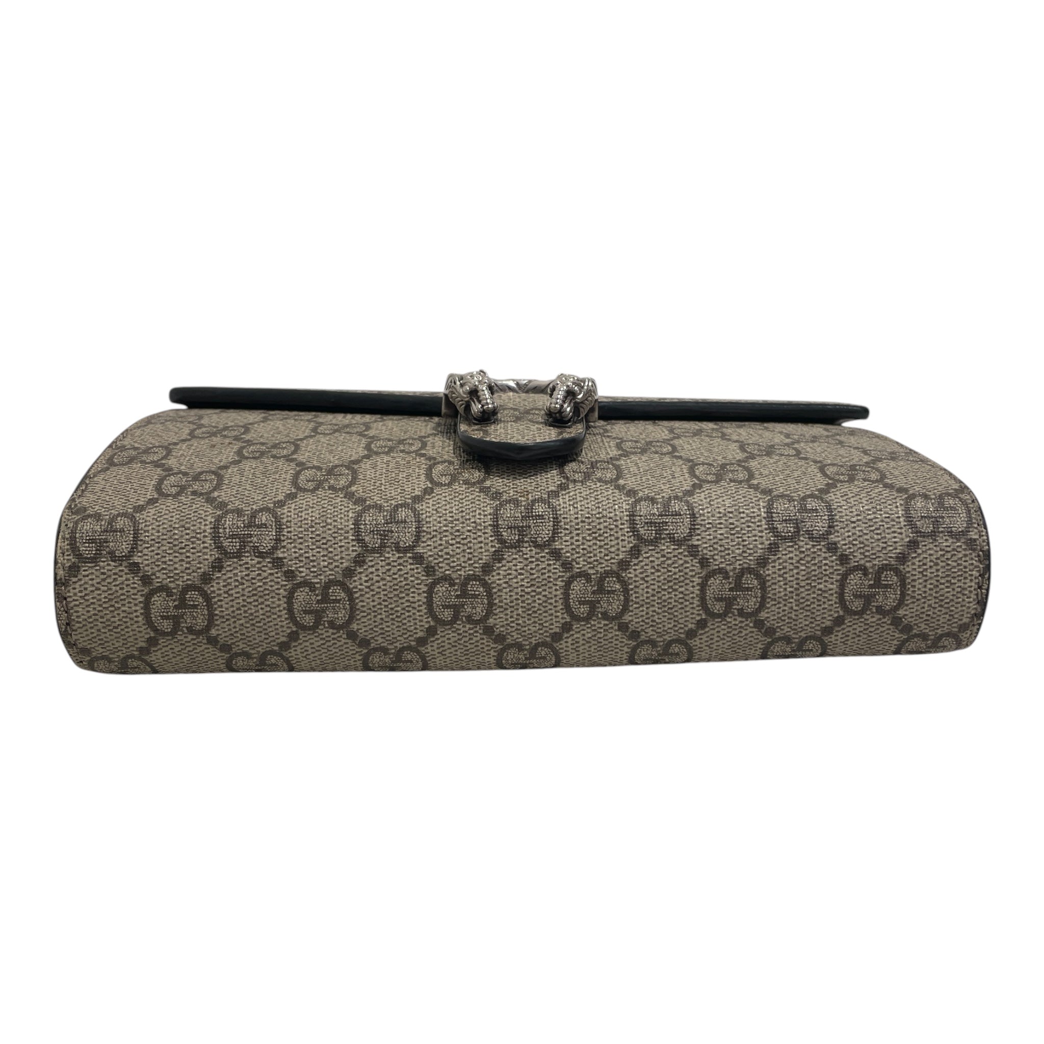 GUCCI/Cross Body Bag/Monogram/Leather/CRM/4012310959 view 3