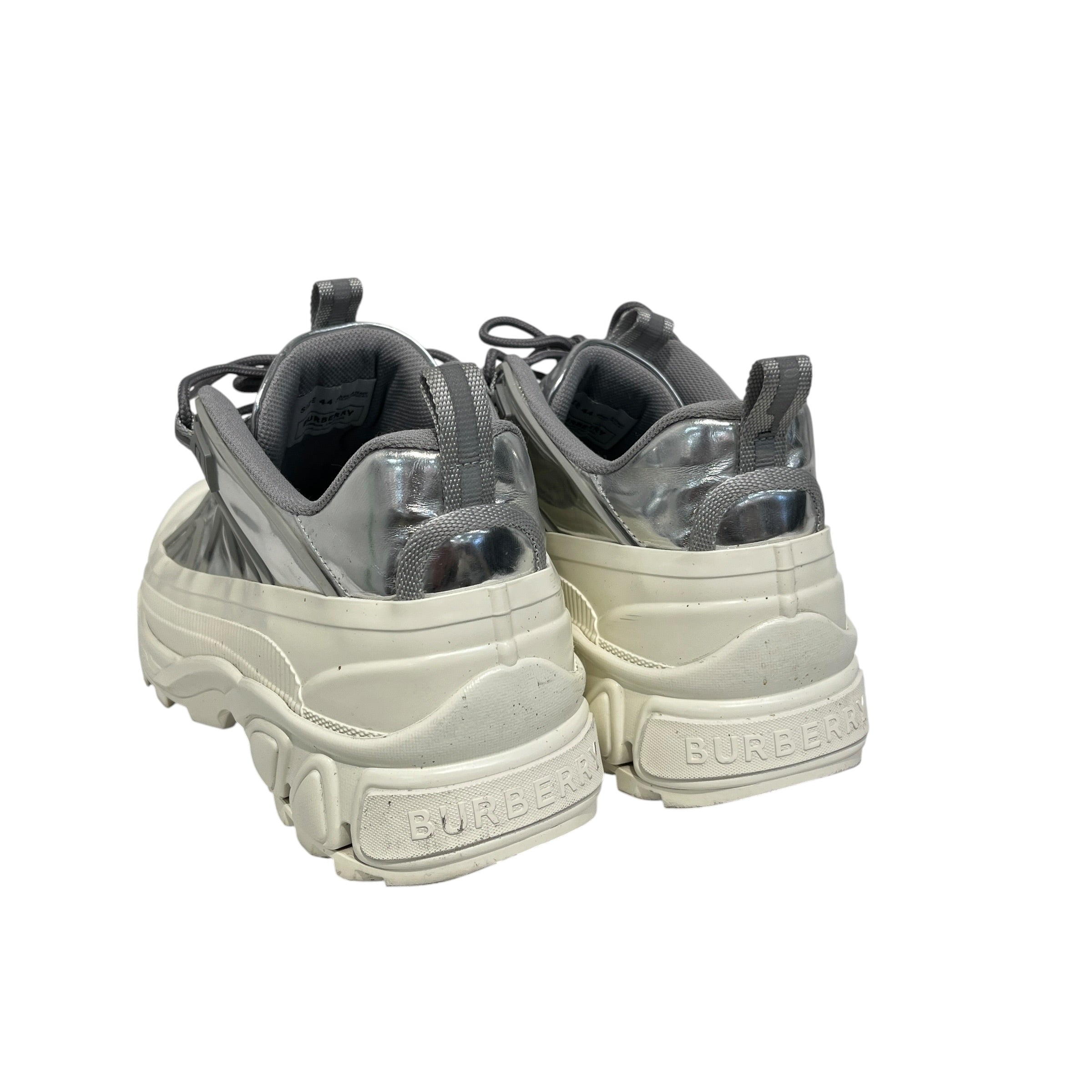 BURBERRY/Low-Sneakers/US 11/Cotton/SLV/london england view 2