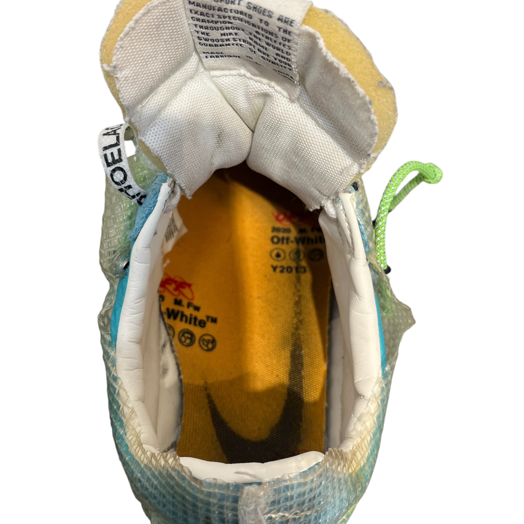 OFF-WHITE/NIKE/Low-Sneakers/US 9.5/BLU/TRAINER view 3