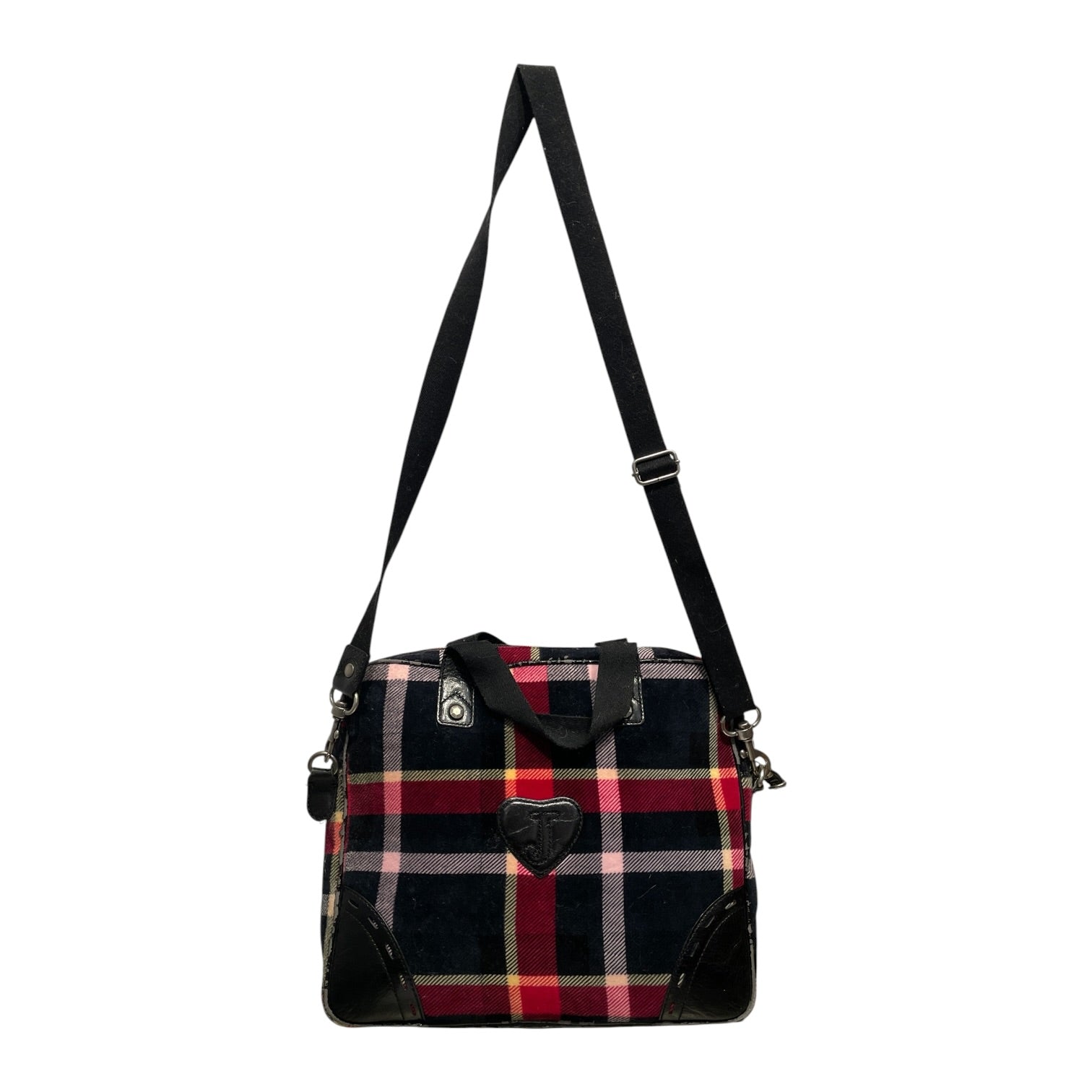 JUICY COUTURE/Cross Body Bag/Plaid/Cotton/MLT/Plaid Y2K Messenger Bag view 2