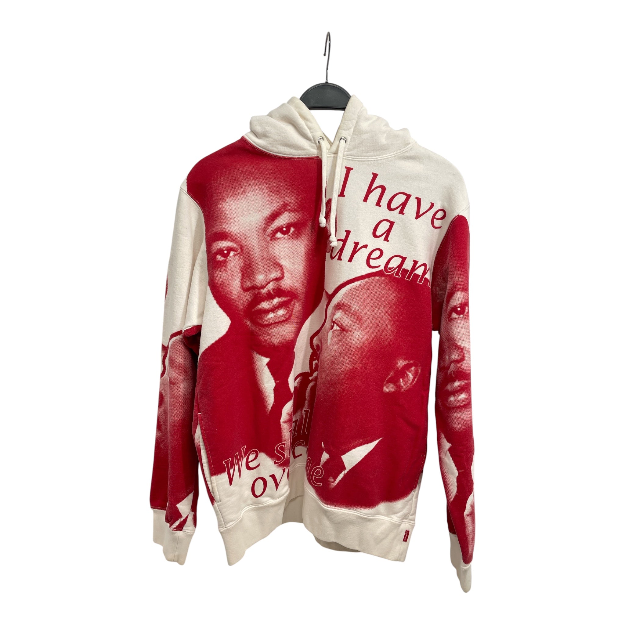 Supreme/Hoodie/M/Graphic/Cotton/WHT/MLK I HAVE A DREAM HOODIE view 1