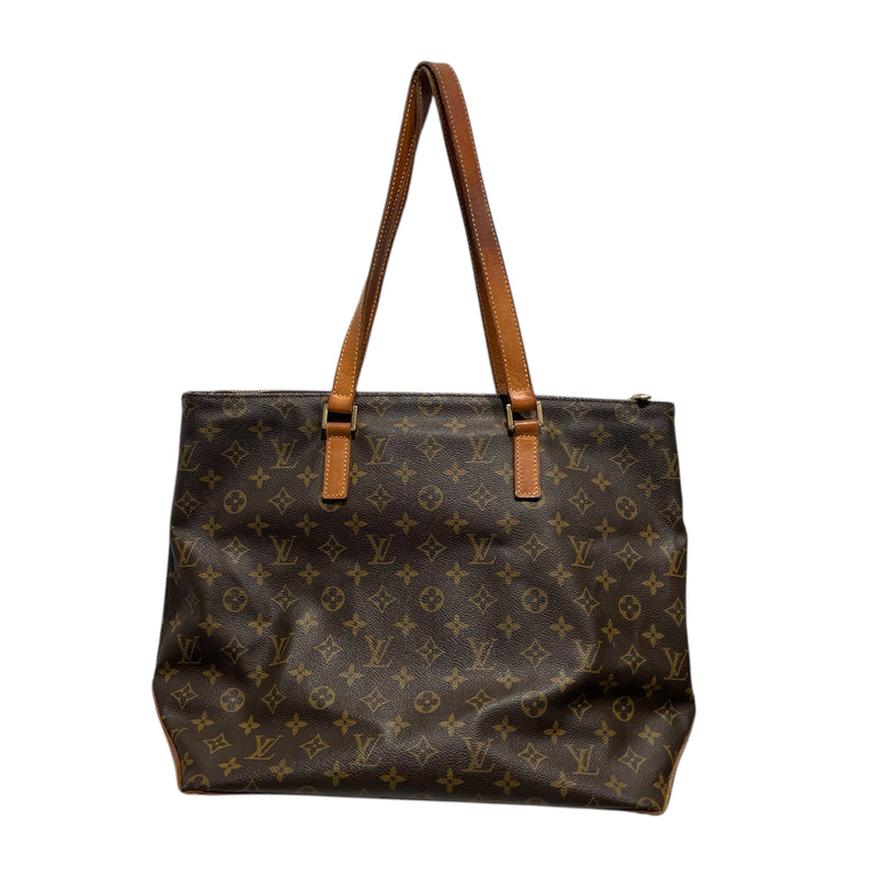 LOUIS VUITTON/Hand Bag/All Over Print/Leather/BRW/CABAS MEZZO