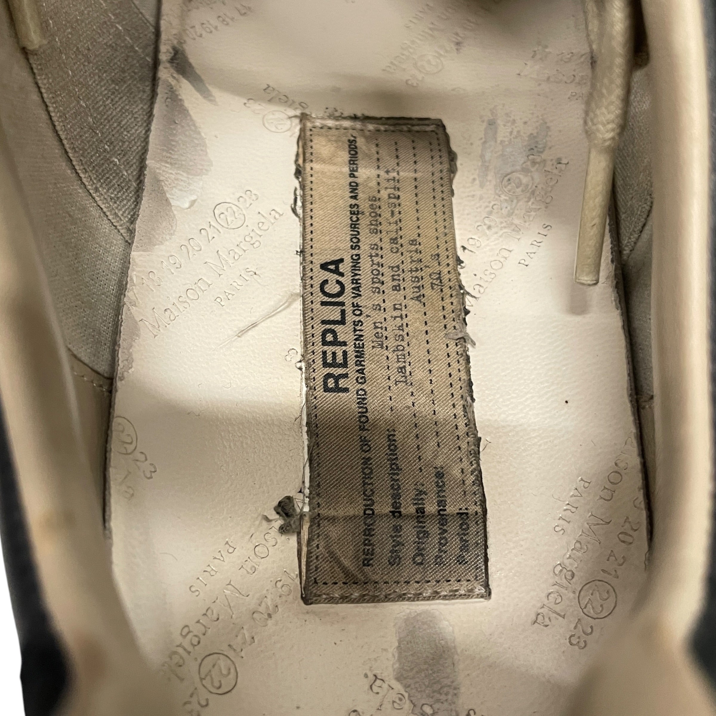 Maison Margiela/Low-Sneakers/EU 41/Leather/BLK/GATS view 4