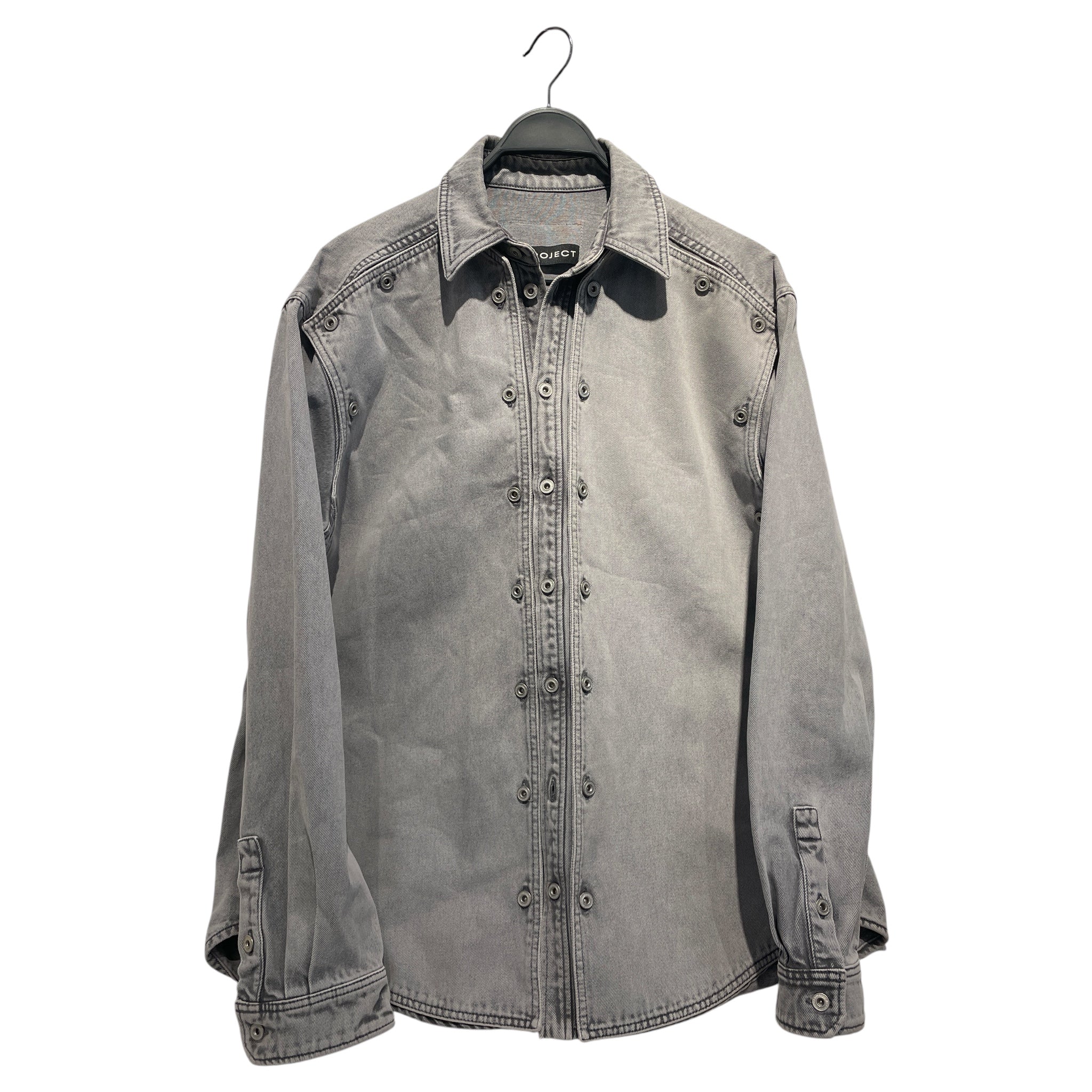 Y/PROJECT/Denim Jkt/M/Cotton/GRY/LAYERED DENIM JACKET view 1
