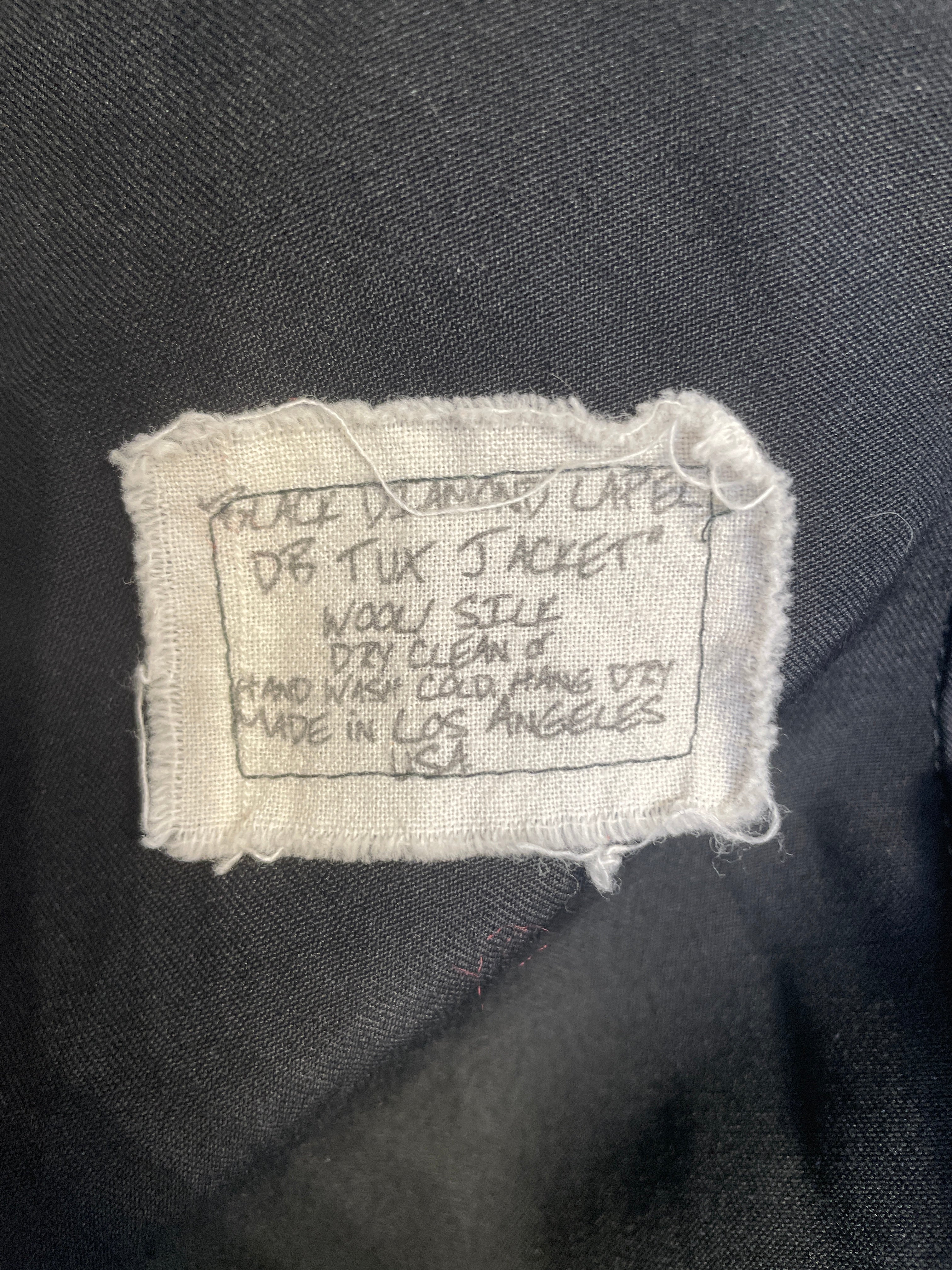 GREG LAUREN/Tailored Jkt/M/Cotton/BLK/ view 4