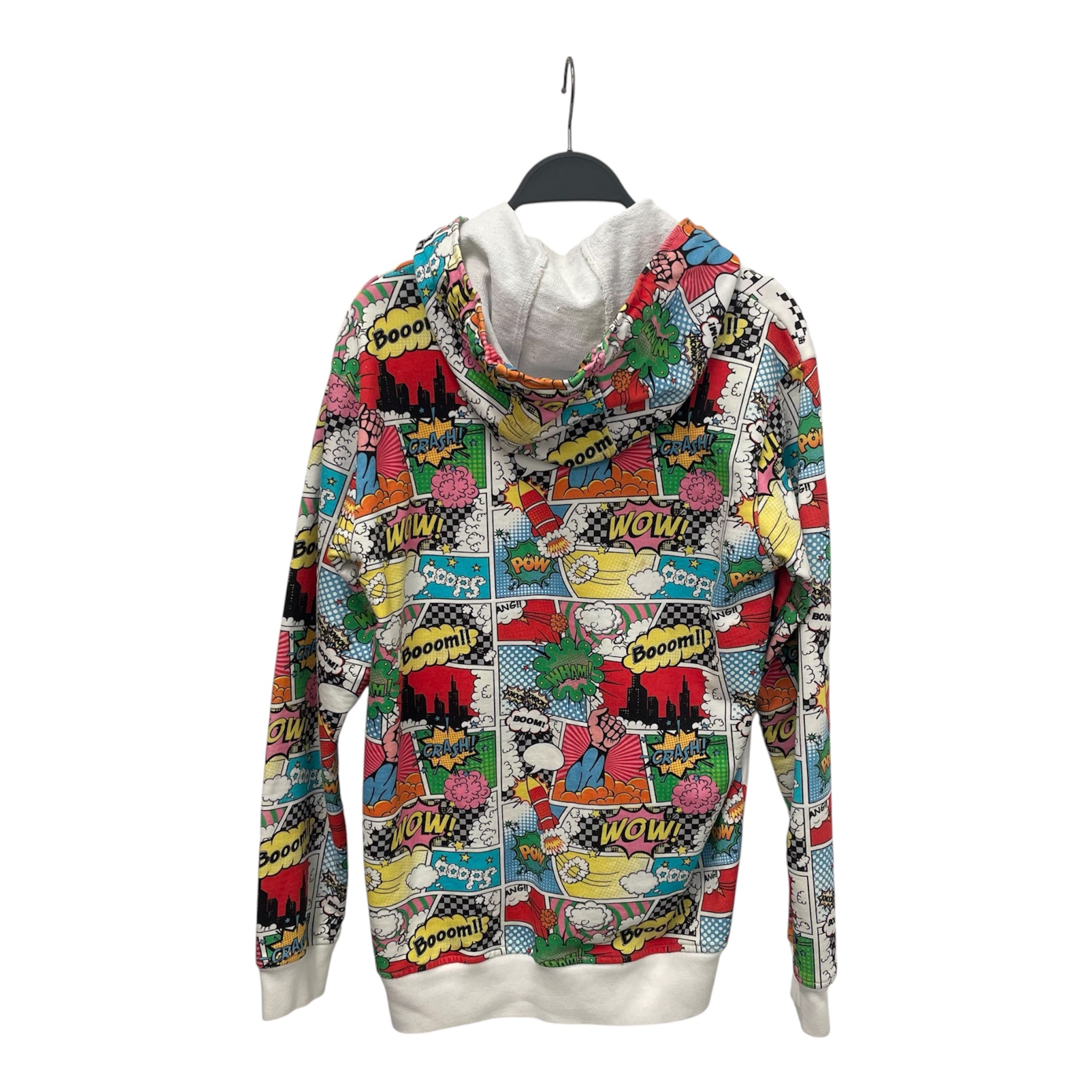 COMME des GARCONS SHIRT/Hoodie/M/Cotton/WHT/comic book zip up view 2