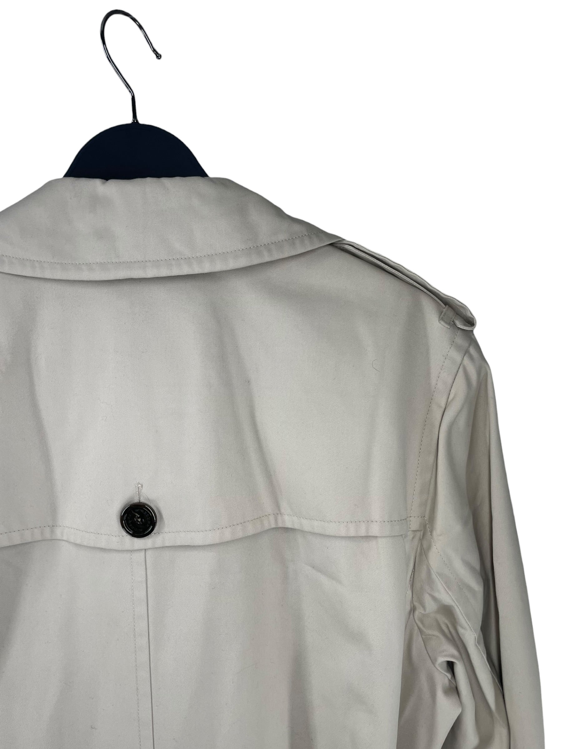 BURBERRY LONDON/Trench Coat/54/Polyester/KHK/BELTED DOUBLE BREAST TRENCH view 4