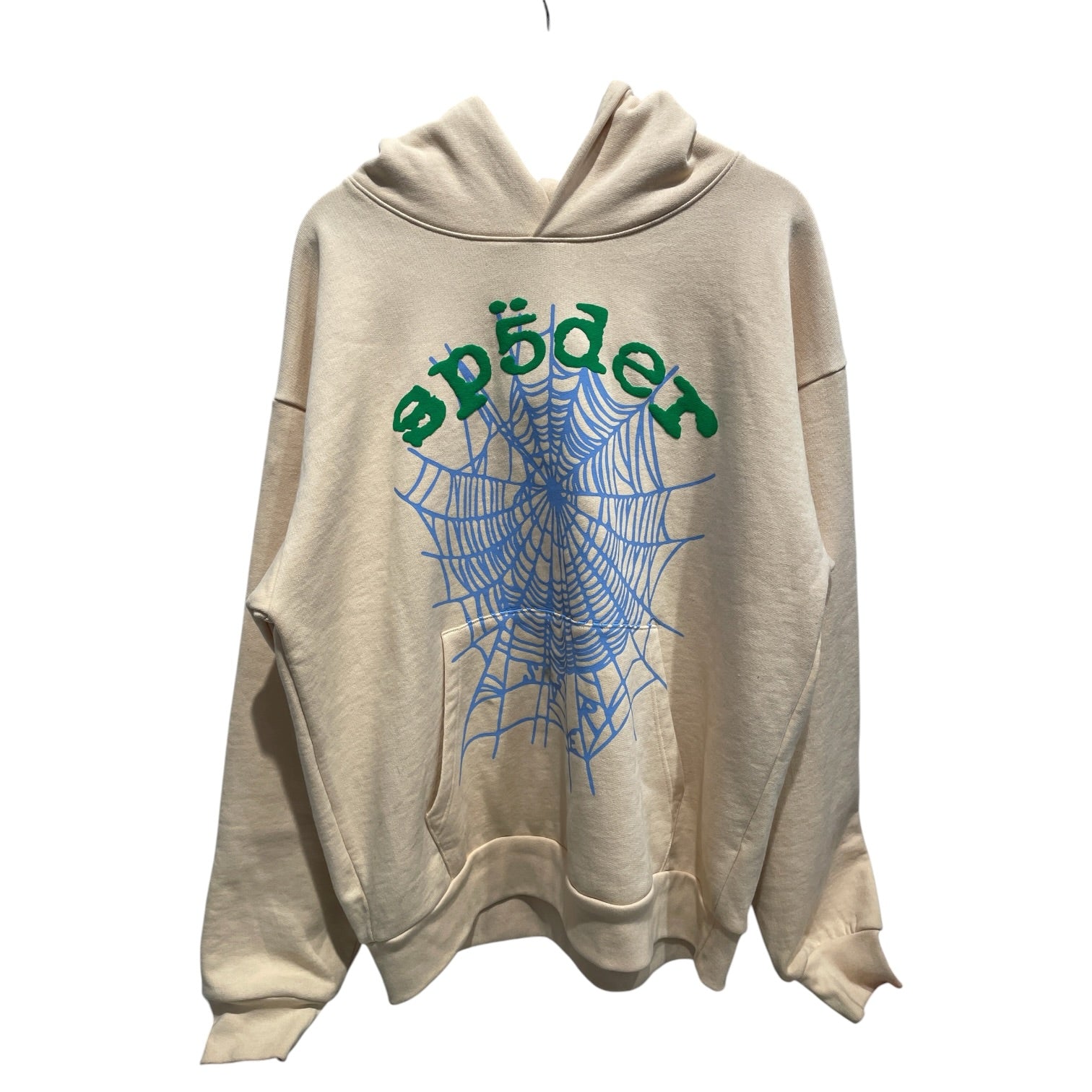 Sp5der/Hoodie/XL/Cotton/CRM/OG Web V2 Hoodie Cream view 1