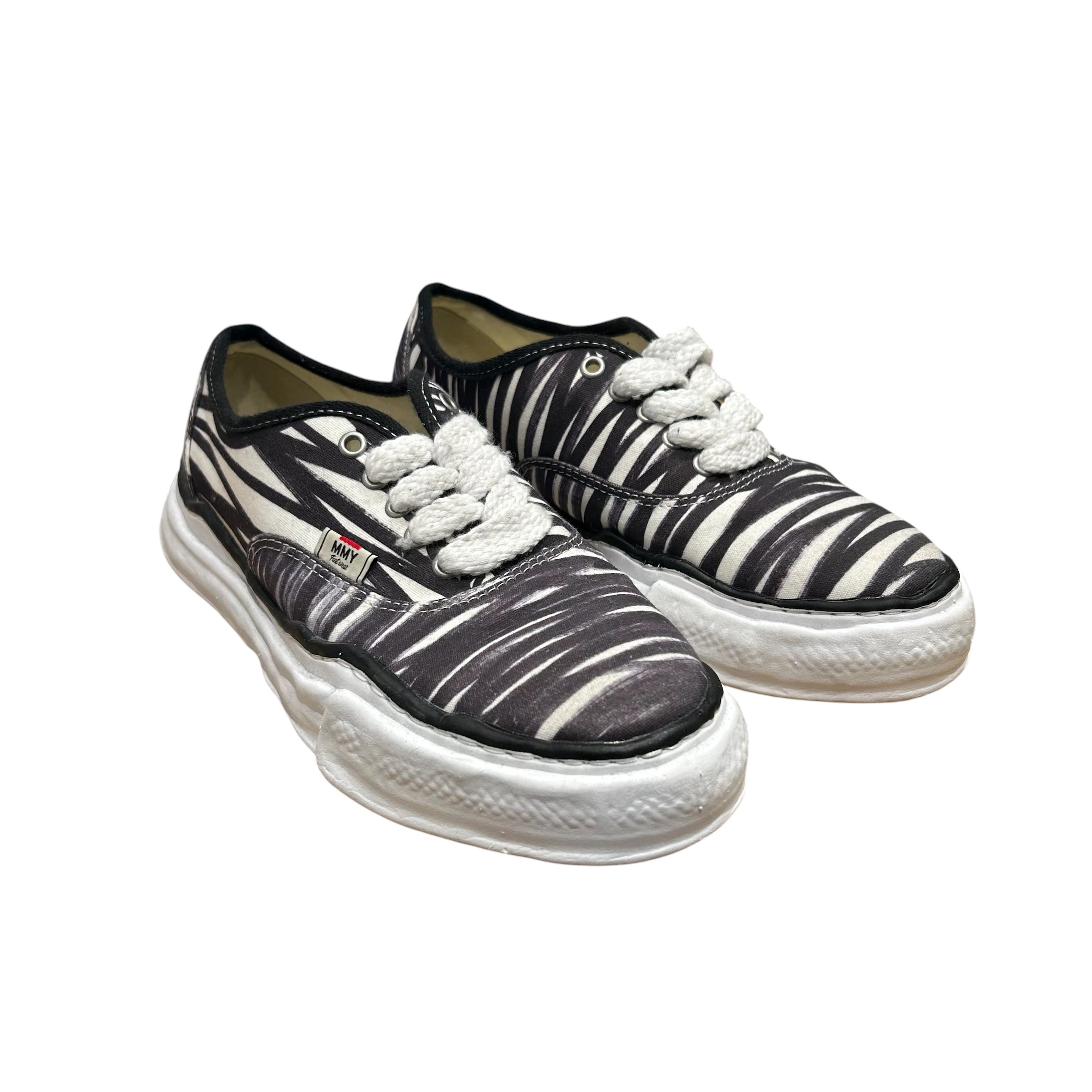 MIHARA YASUHIRO/Low-Sneakers/US 10/Stripe/WHT/ view 1