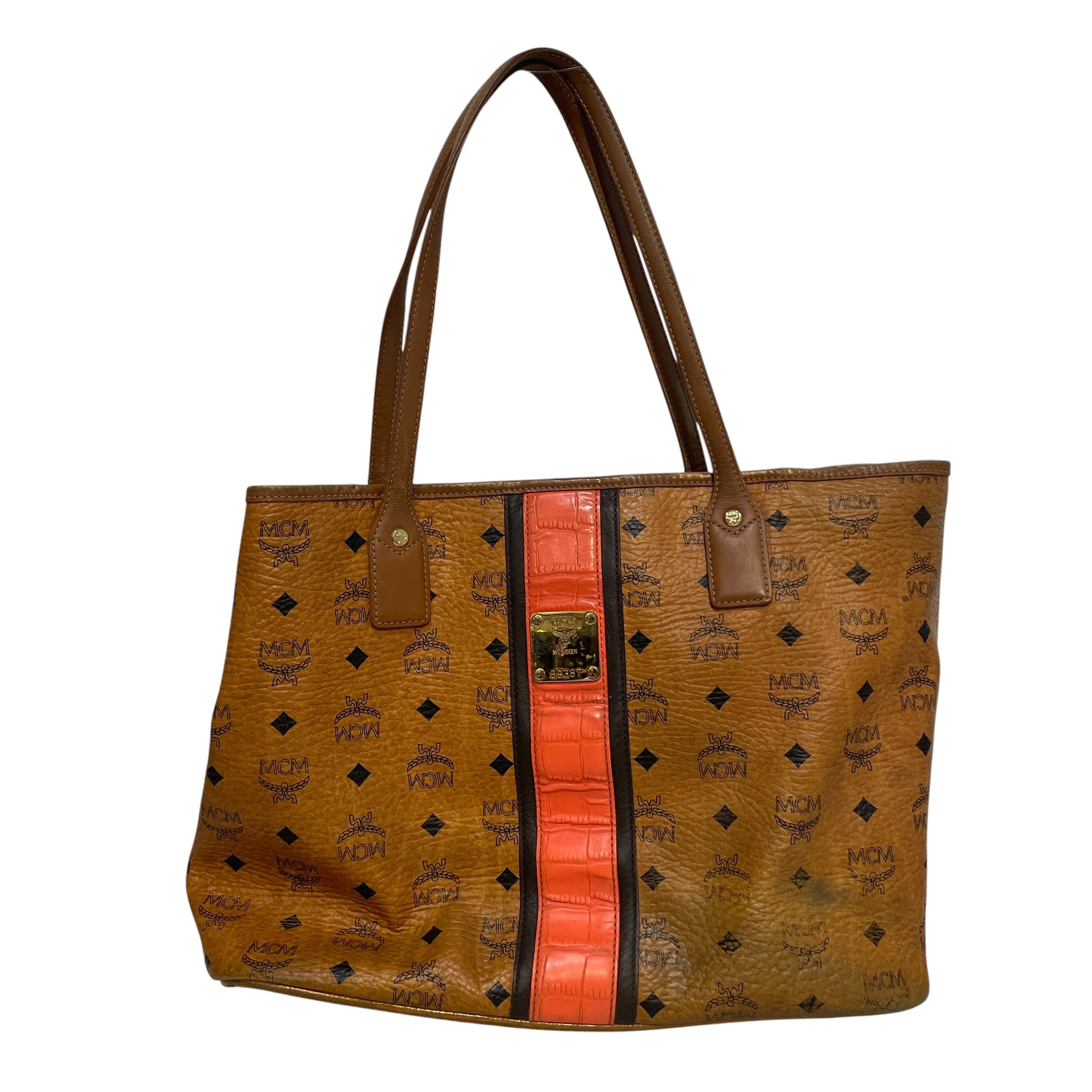 MCM/Bag/Monogram/Leather/CML/Visetos Cognac Liz Bag view 1
