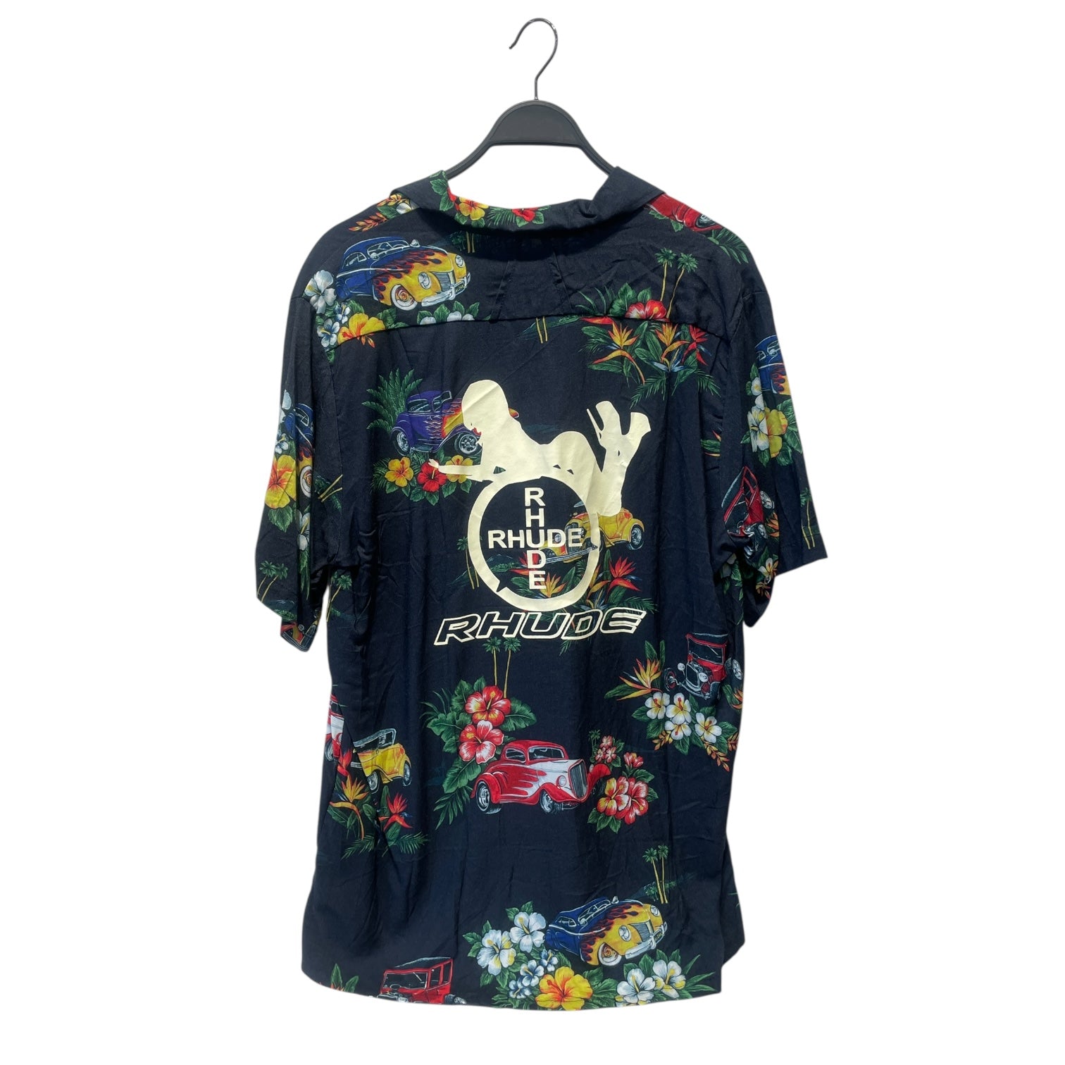 RHUDE/SS Shirt/XL/Cotton/GRY/All Over Print/ view 2