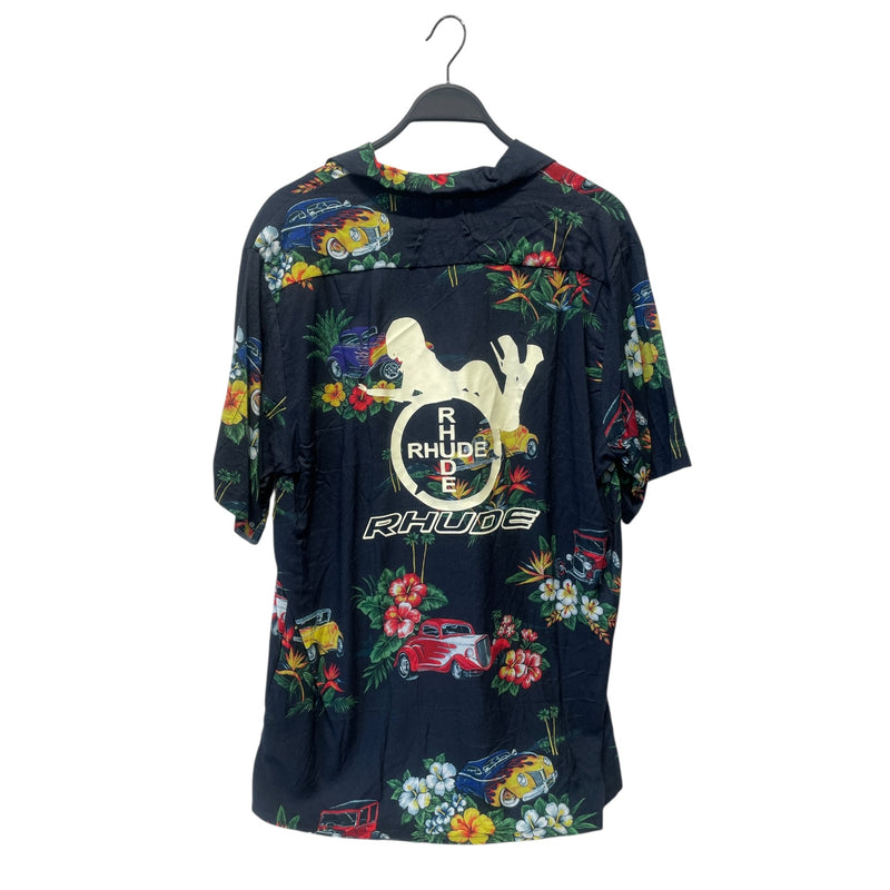 RHUDE/SS Shirt/XL/Cotton/GRY/All Over Print/