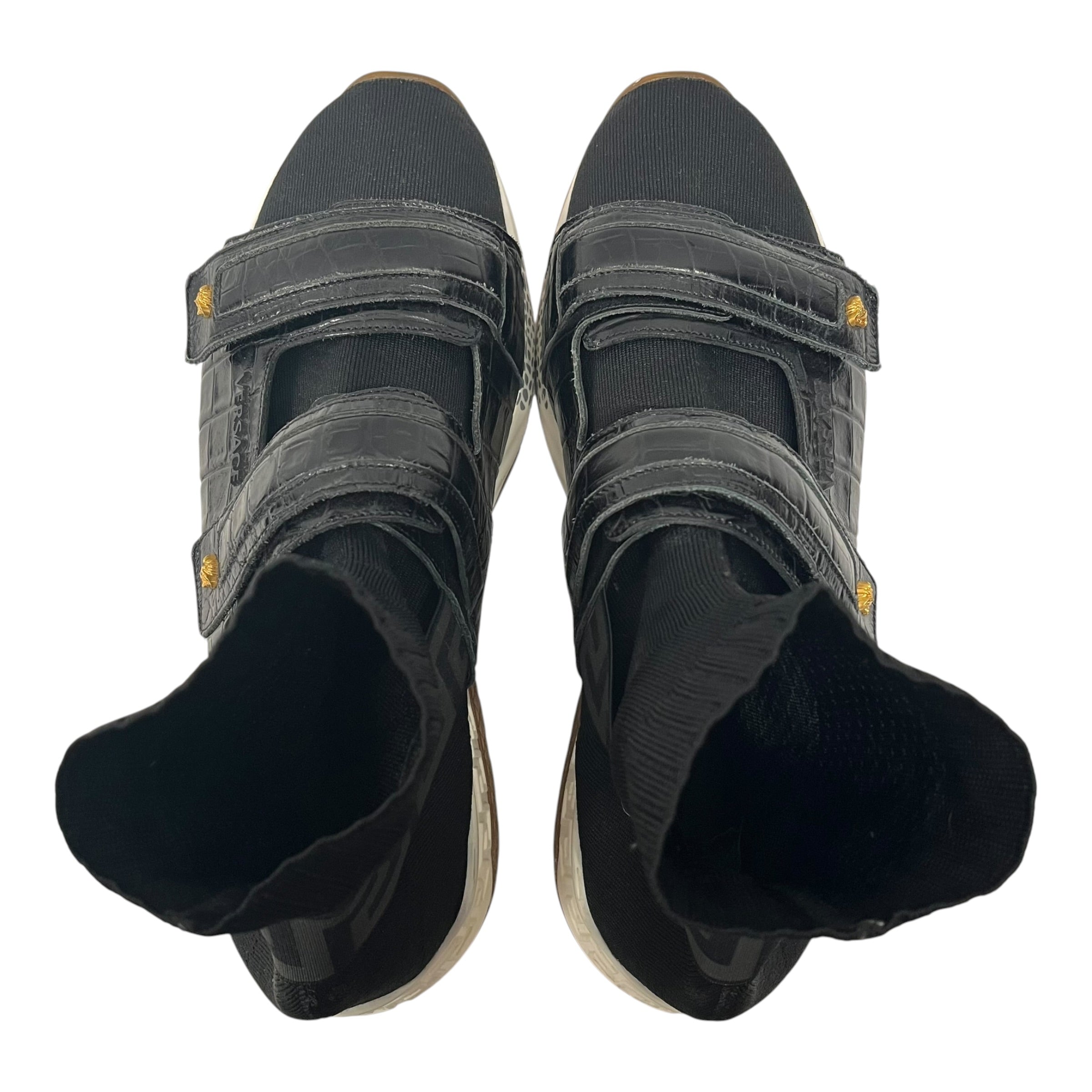 VERSACE/Shoes/EU 45/Cotton/BLK/MEDUSA INSIGNIA CHUNKY view 3