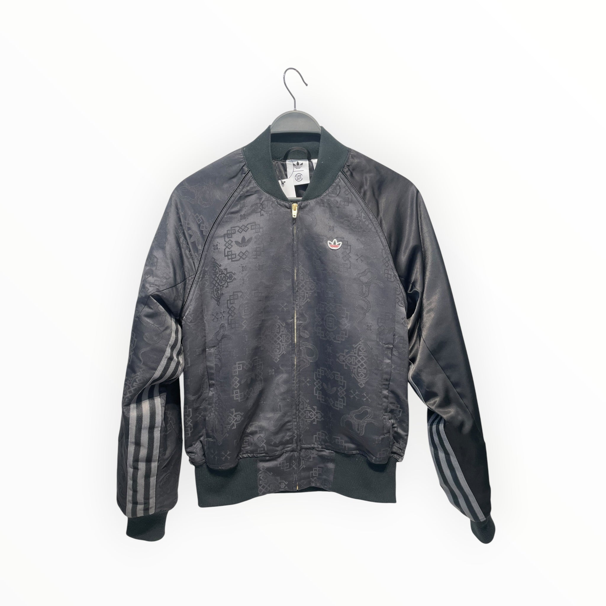 adidas/CLOT(CLOTAPPAREL)/Souvenir Jkt/XS/All Over Print/Polyester/BLK/LUNER NEW YEARS JACKET view 1