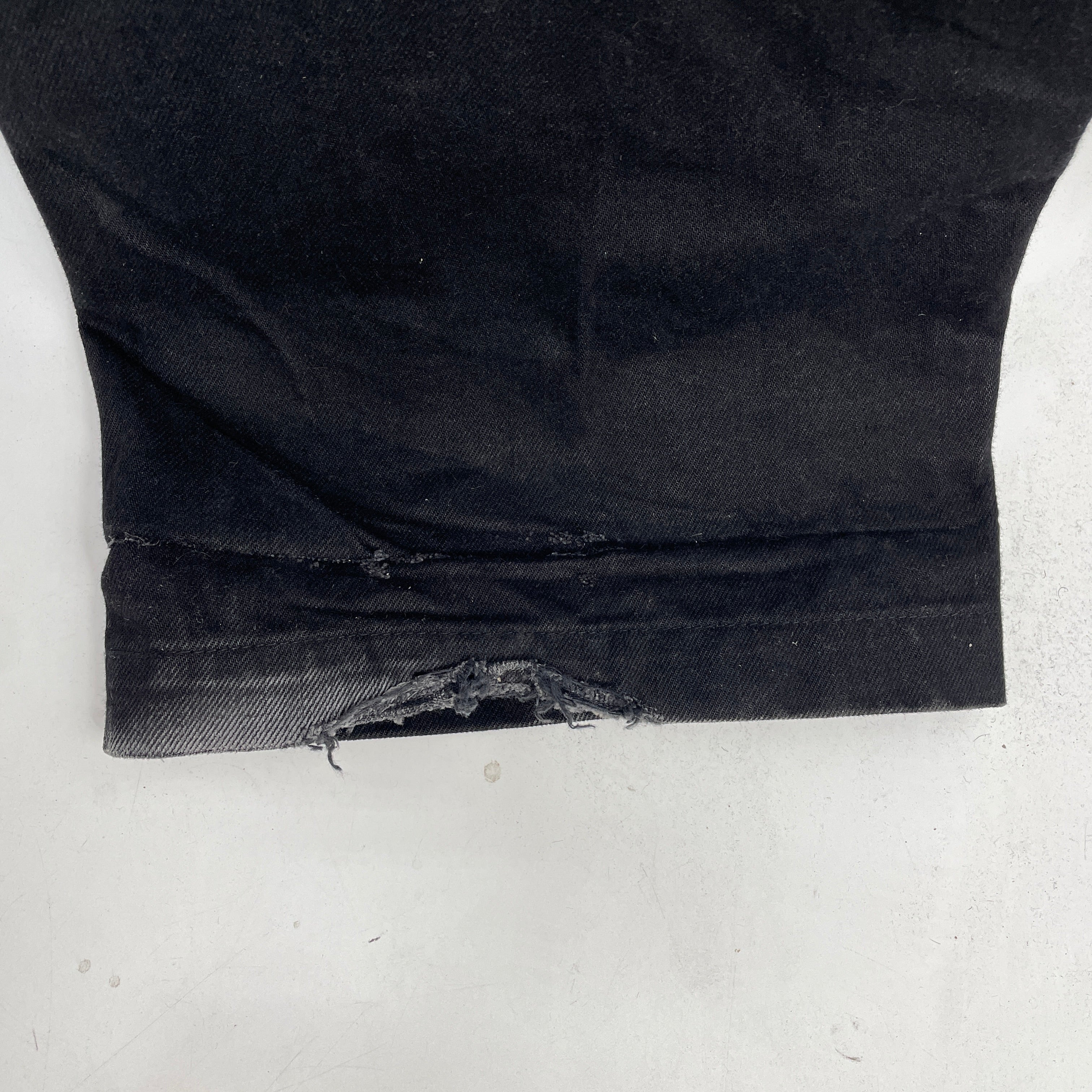 Rick Owens/Pants/30/Denim/BLK/Button Fly/GETH CUT JAPANESE DENIM PANTS view 8
