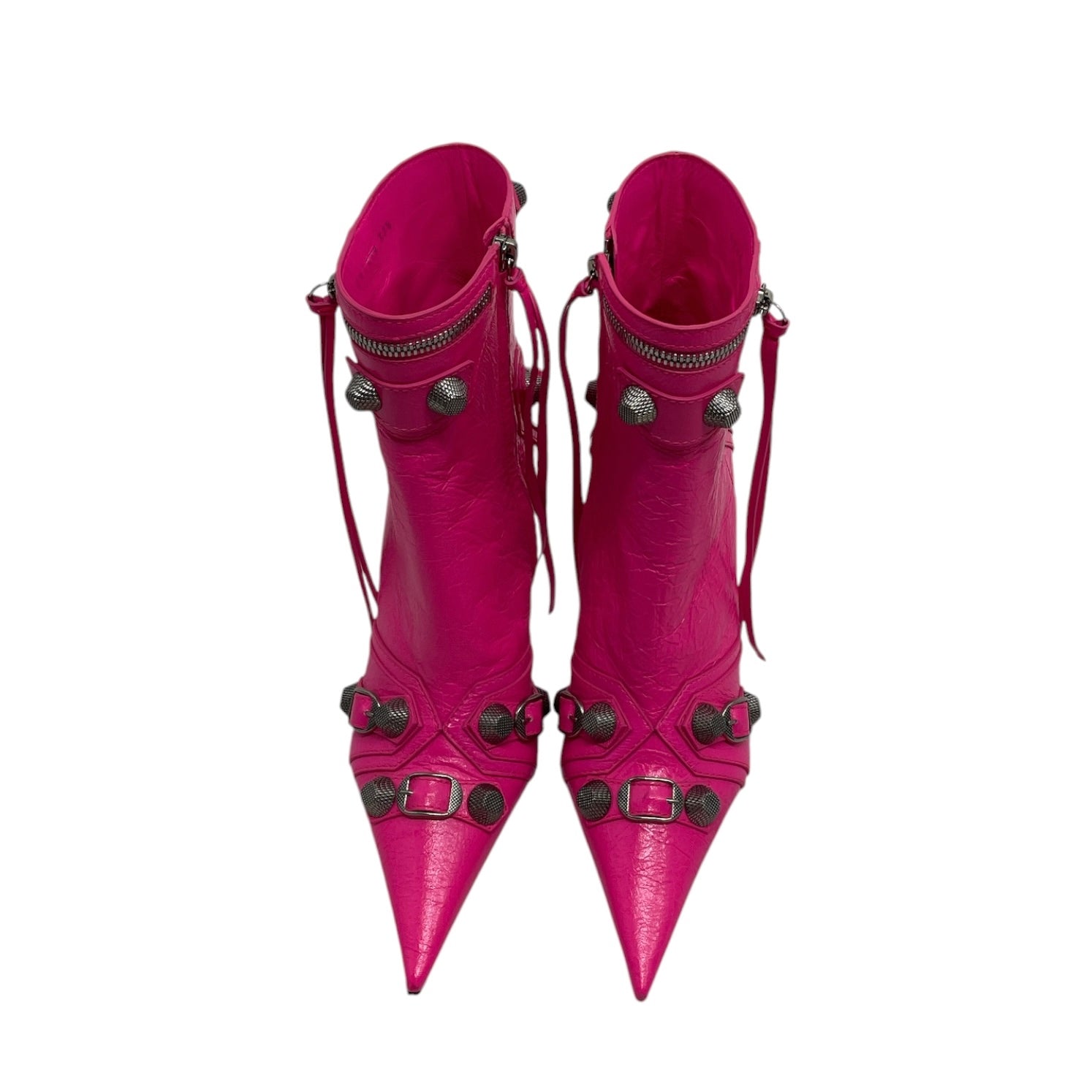 BALENCIAGA/Booties/CAGOLE ANKLE\ FLUO PNK view 2