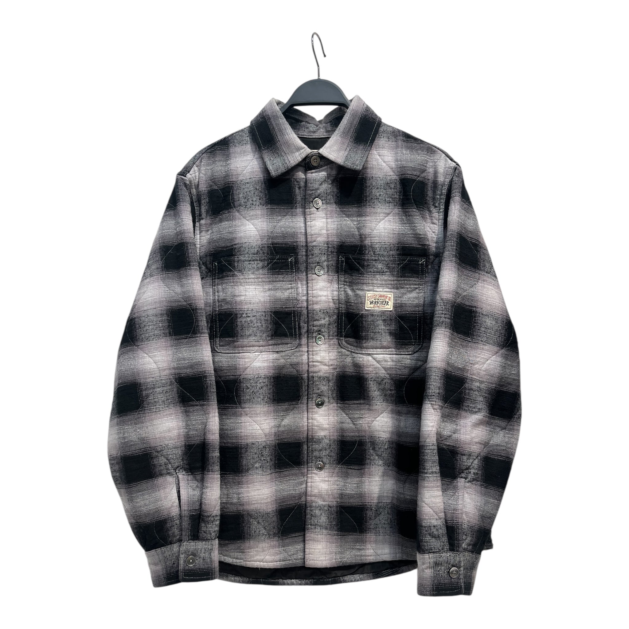 STUSSY/LS Shirt/S/Cotton/SLV/Plaid/QUILTED LS FLANNEL view 1